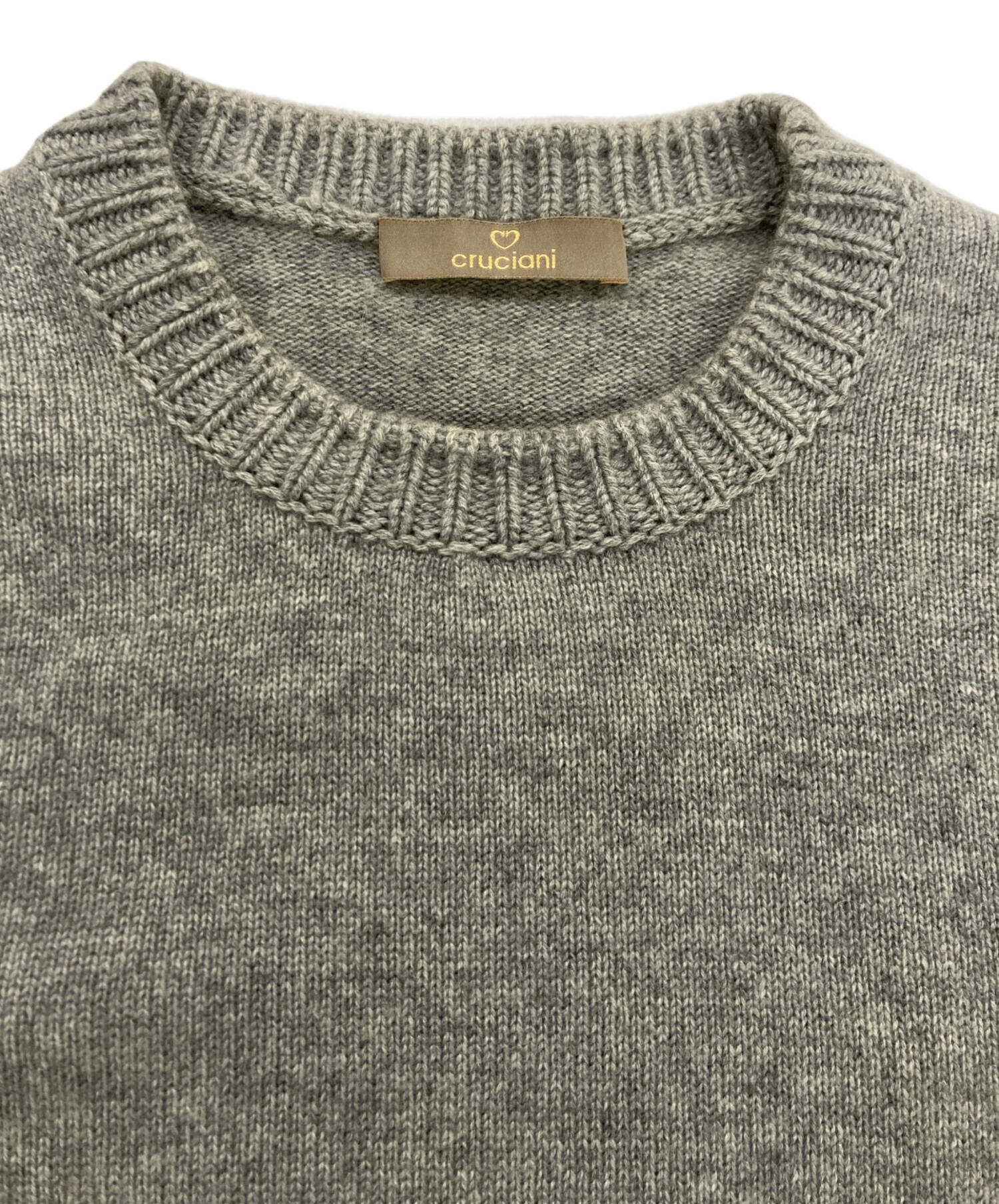 中古・古着通販】CRUCIANI (クルチアーニ) カシミヤニット グレー 