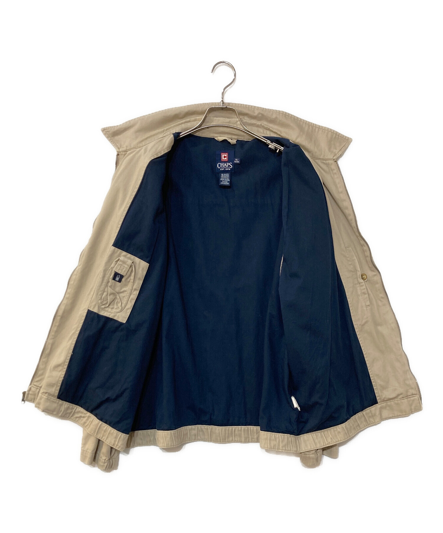 中古・古着通販】CHAPS (チャップス) 90'Sスイングトップ ベージュ