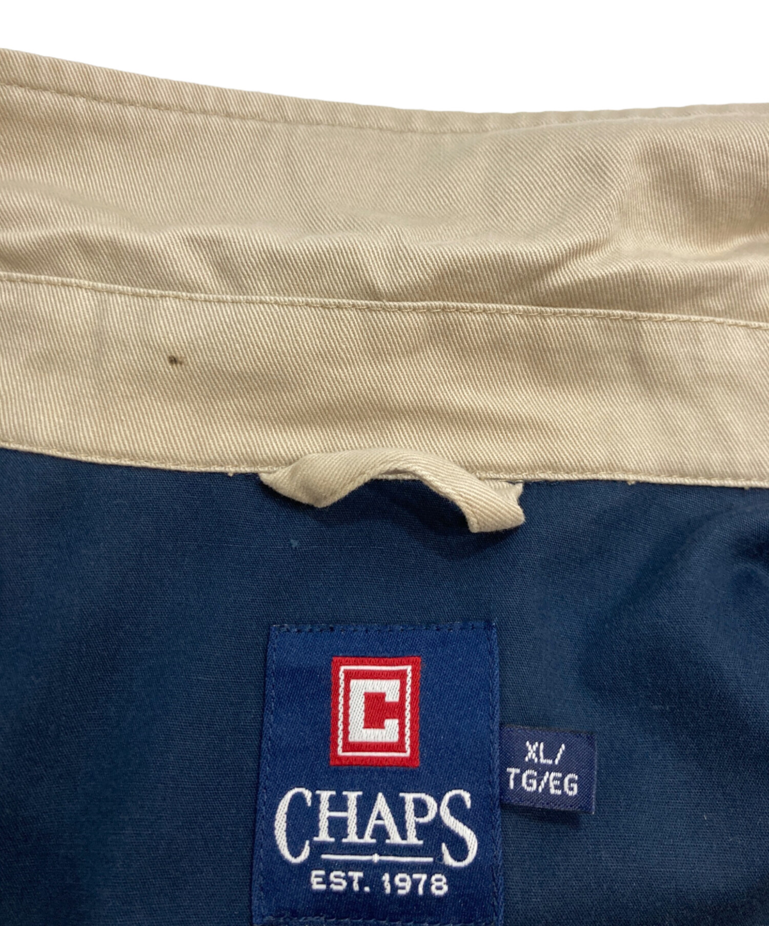 中古・古着通販】CHAPS (チャップス) 90'Sスイングトップ ベージュ