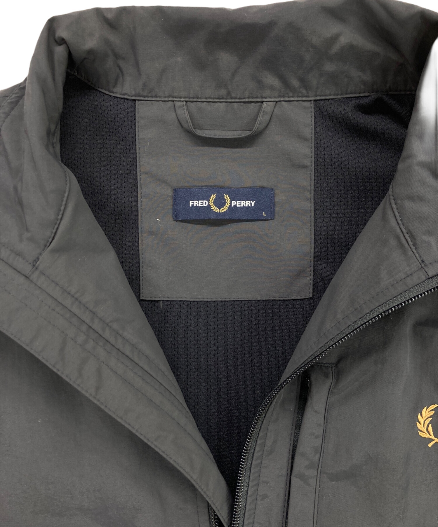 中古・古着通販】FRED PERRY (フレッドペリー) ナイロンベスト グレー