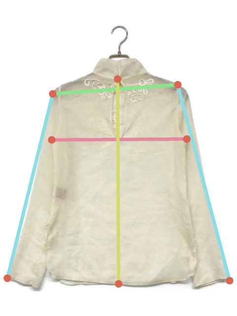 中古・古着通販】TODAYFUL (トゥデイフル) Sheer Embroidery Blouse