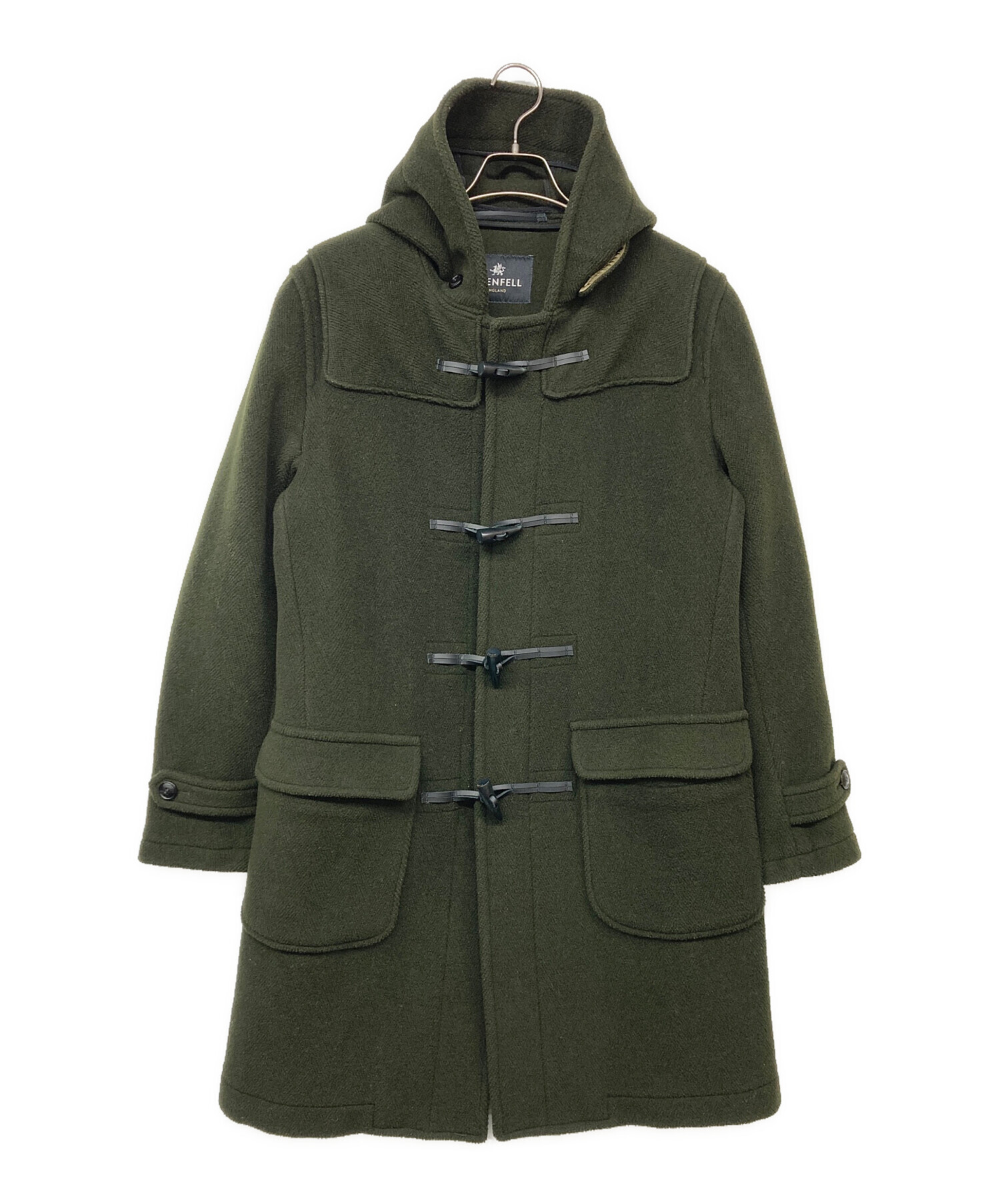 中古・古着通販】GRENFELL (グレンフェル) ダッフルコート グリーン 