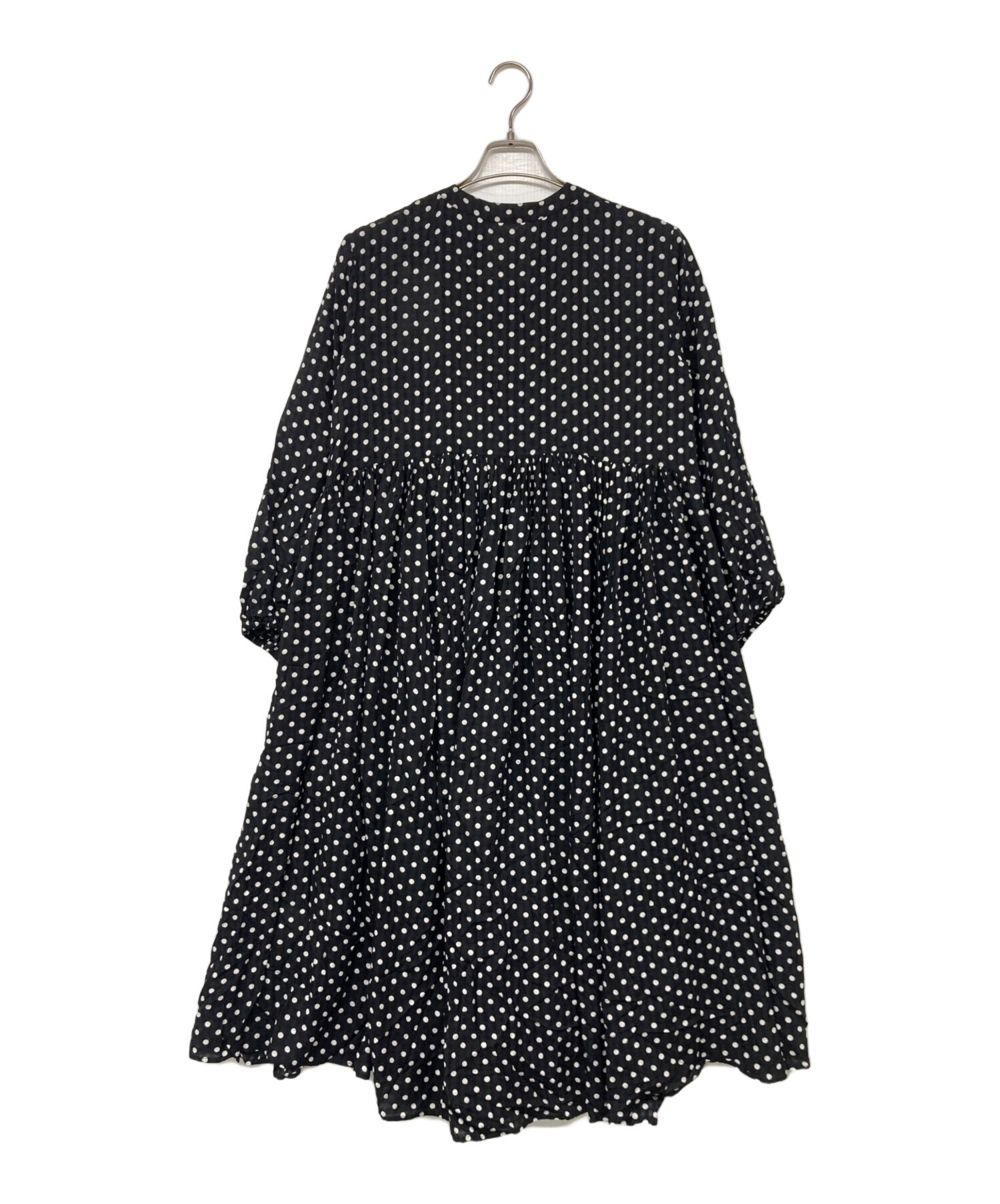 中古・古着通販】BEARDSLEY (ビアズリー) ドットギャザーワンピース