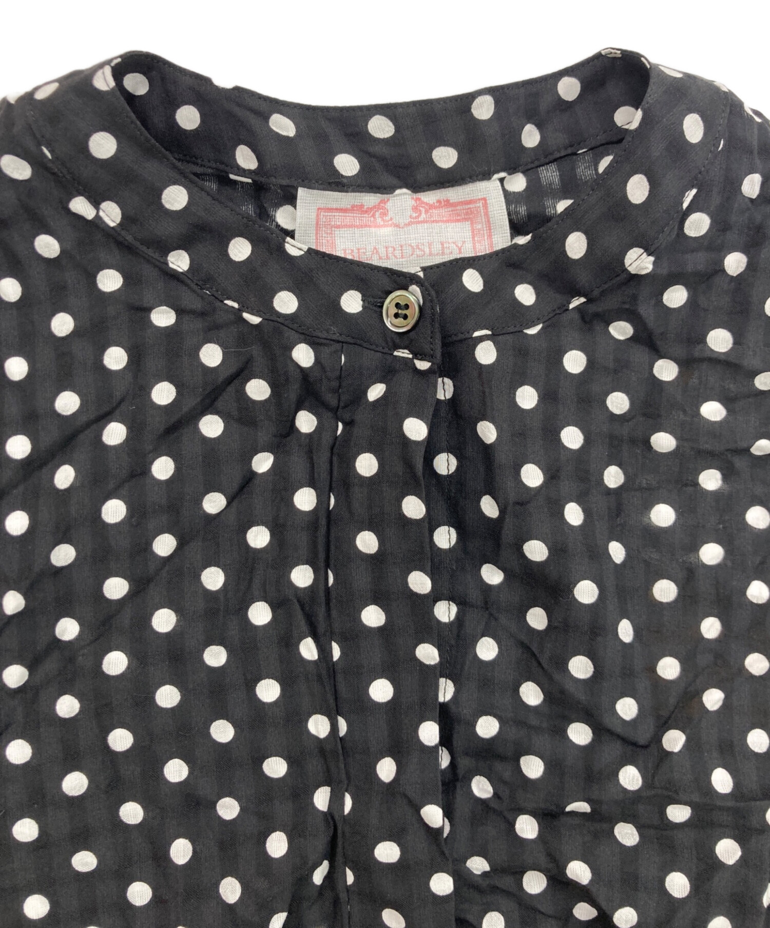 中古・古着通販】BEARDSLEY (ビアズリー) ドットギャザーワンピース