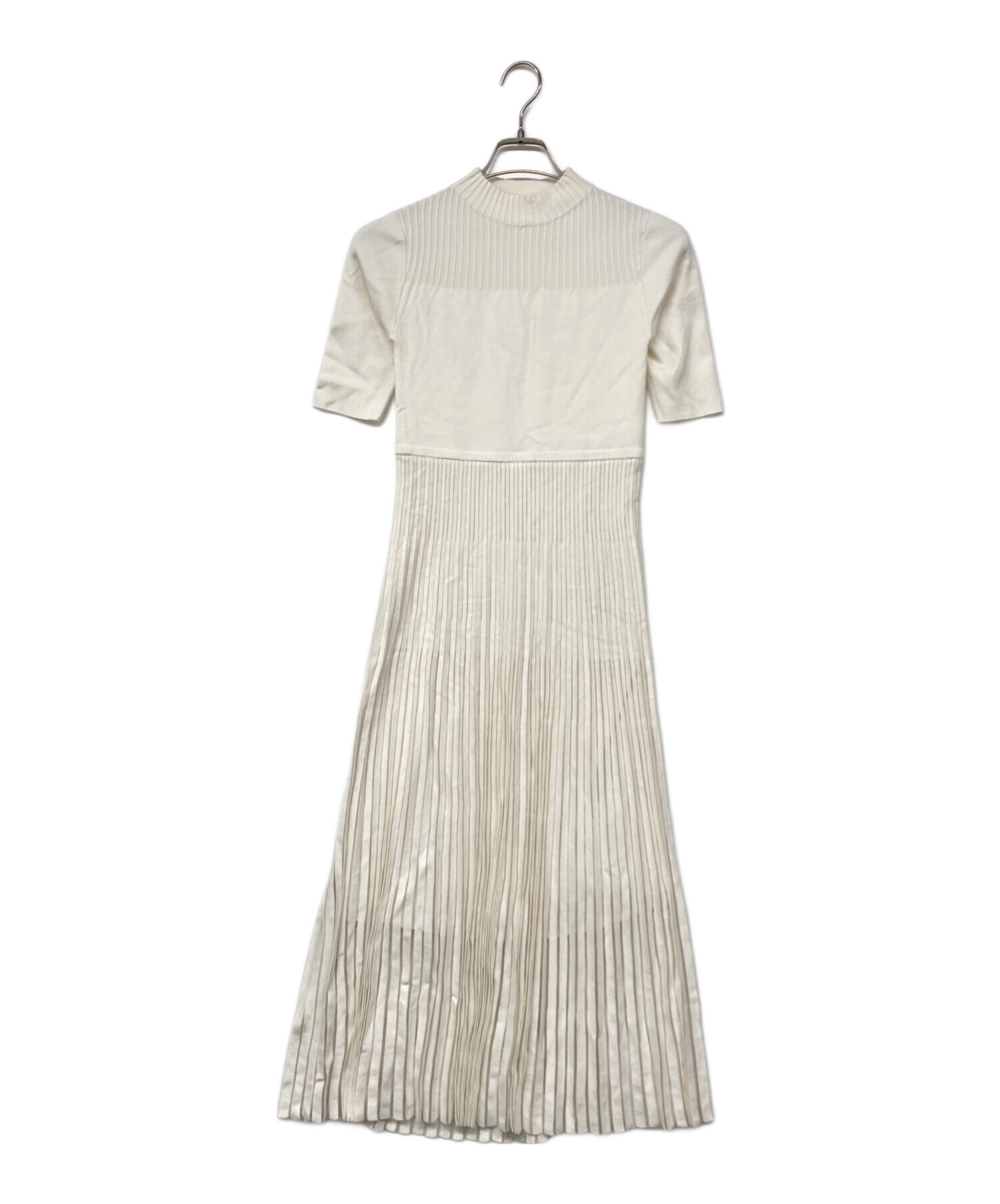 中古・古着通販】anuans (アニュアンス) ボトルネックシアーニット