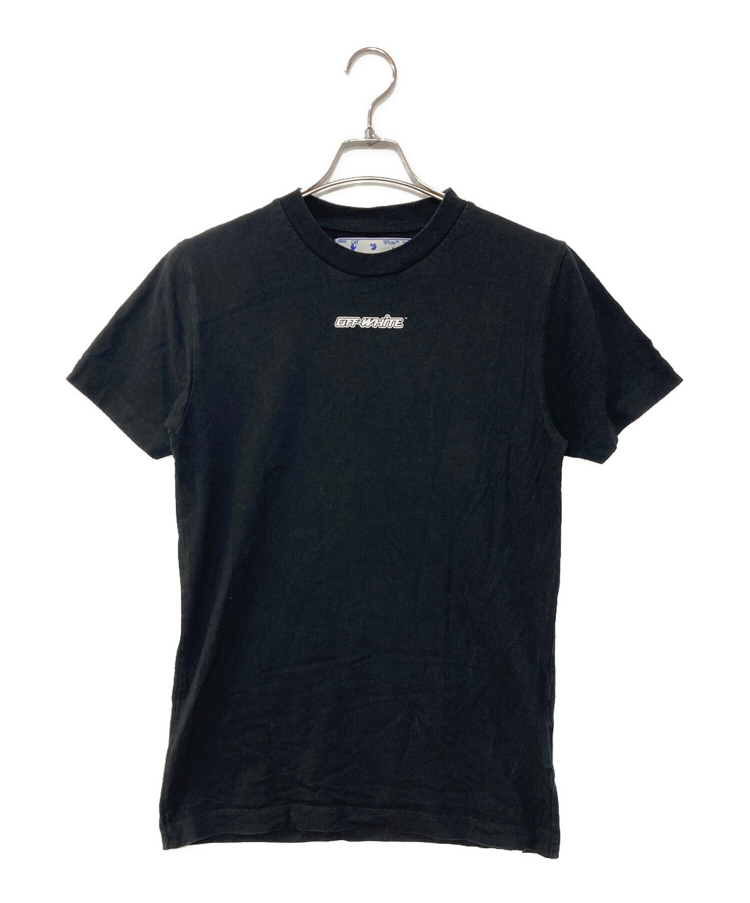 【希少美品】Off-White Tシャツ バックプリント アローロゴ ブラック 中古・古着通販】OFFWHITE (オフホワイト) ARROW SLIM T-SHIRT バック