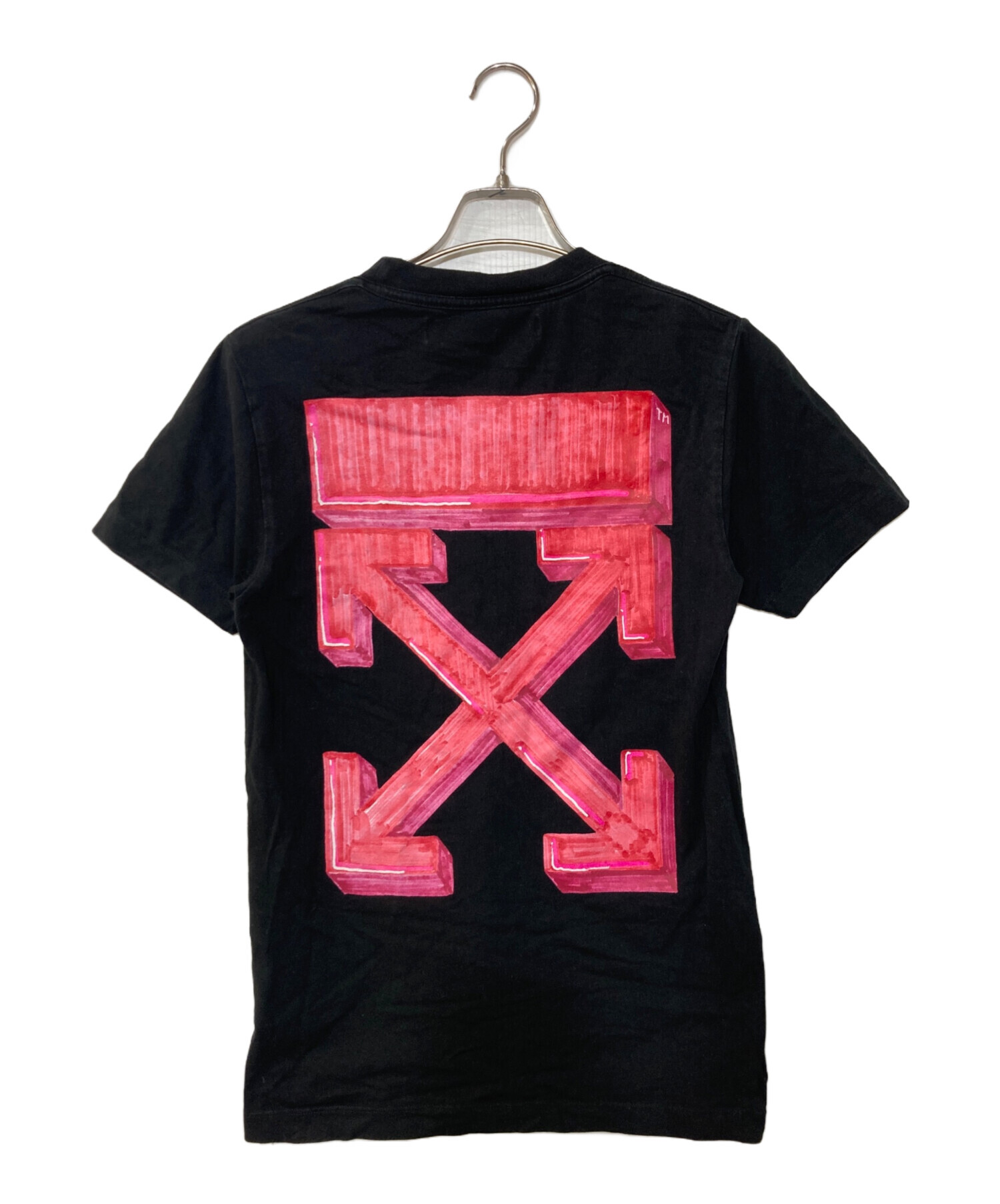 中古・古着通販】OFFWHITE (オフホワイト) ARROW SLIM T-SHIRT バック