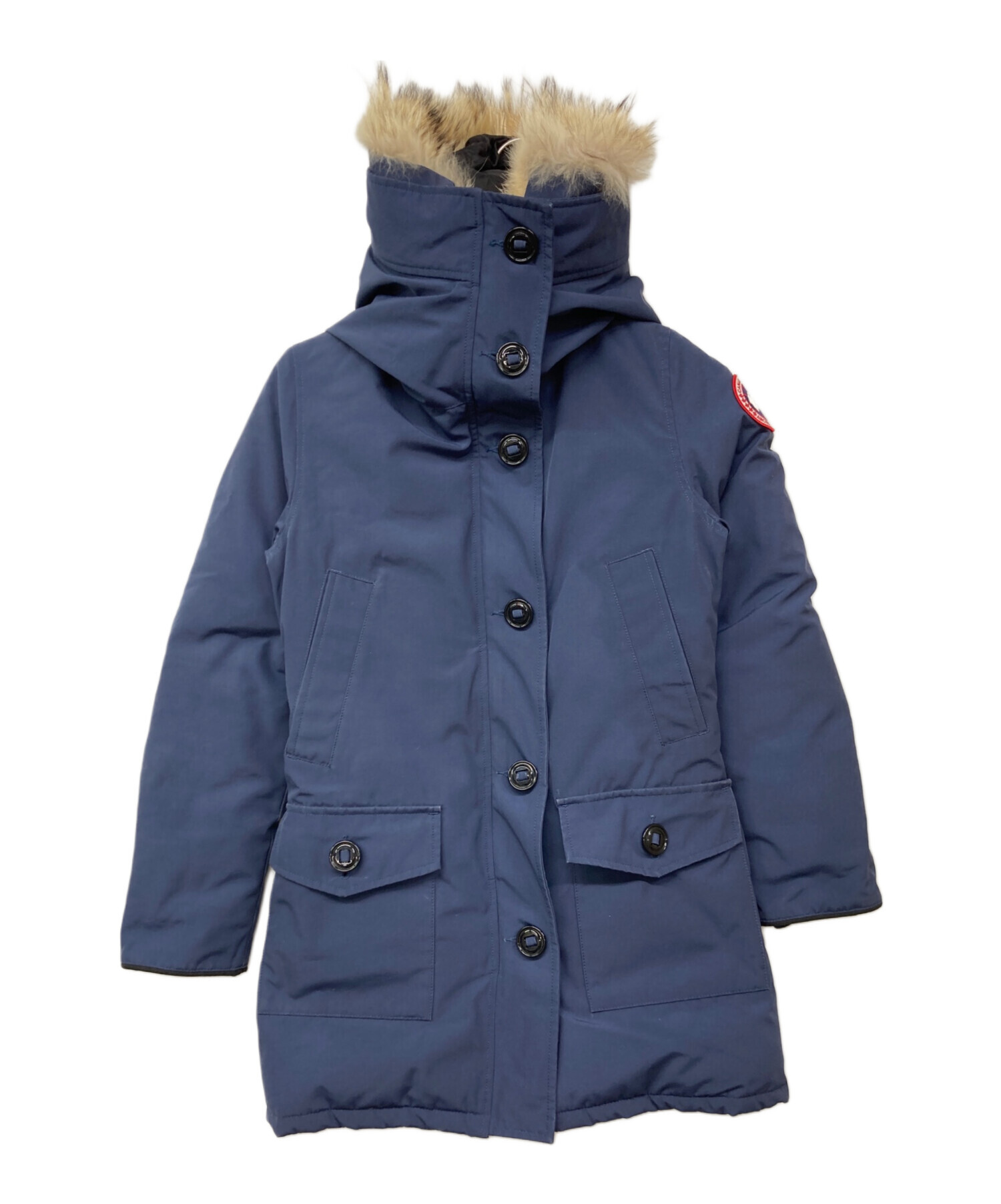 美品✨カナダグース ブロンテ 2603JL ネイビー XSサイズ　PARKA 中古・古着通販】CANADA GOOSE (カナダグース) BRONTE PARKA ネイビー