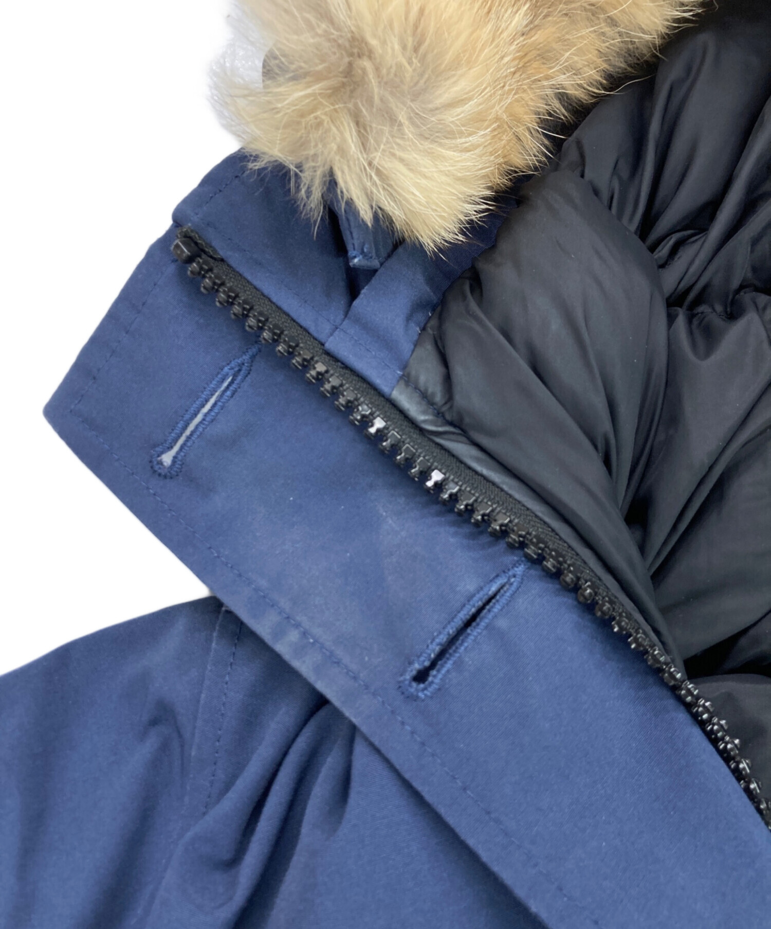 中古・古着通販】CANADA GOOSE (カナダグース) BRONTE PARKA ネイビー