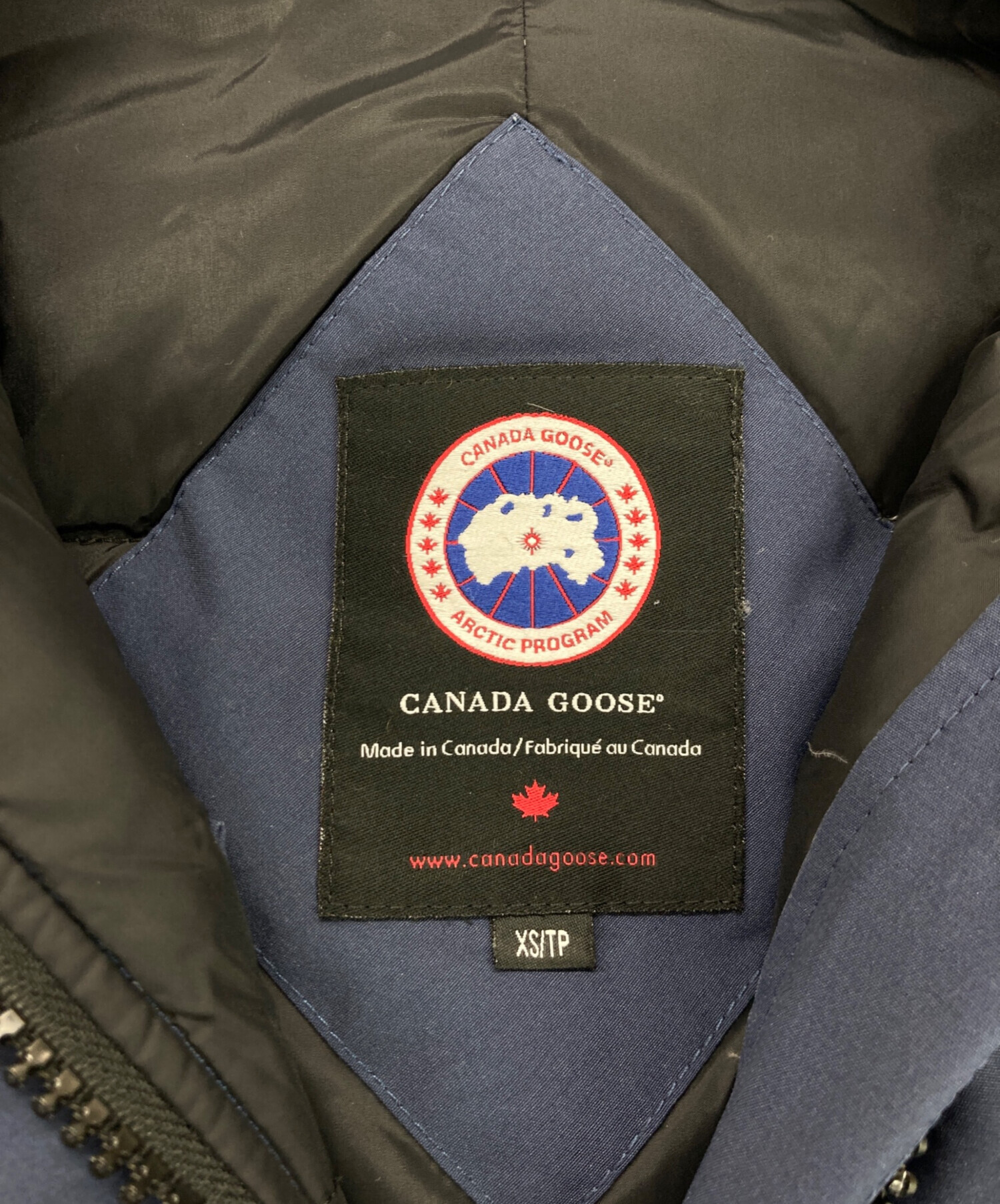 中古・古着通販】CANADA GOOSE (カナダグース) BRONTE PARKA ネイビー