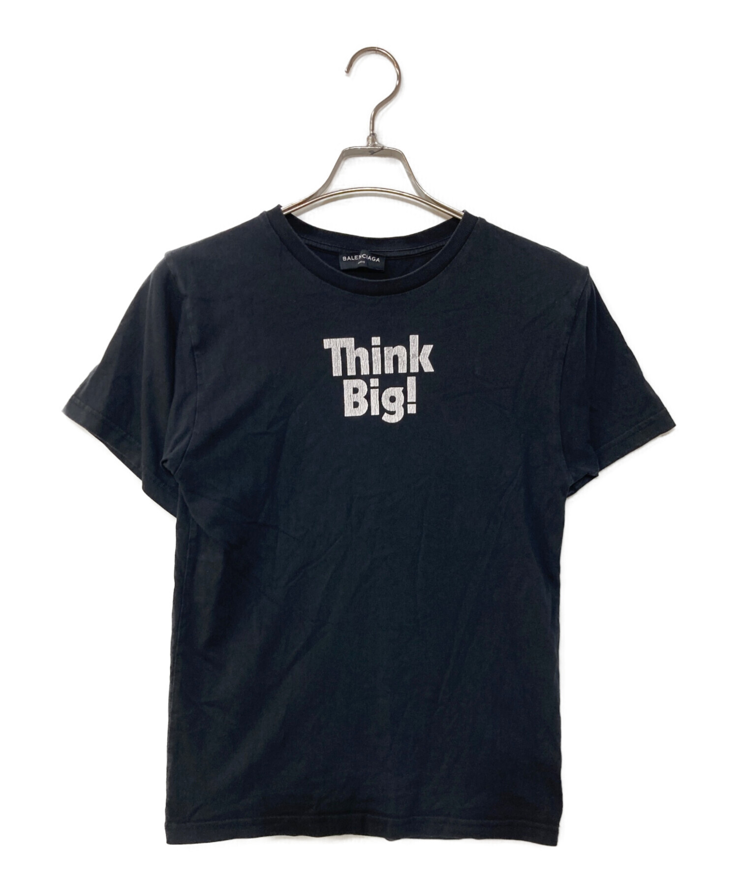 中古・古着通販】BALENCIAGA (バレンシアガ) Think Big! Tee ブラック