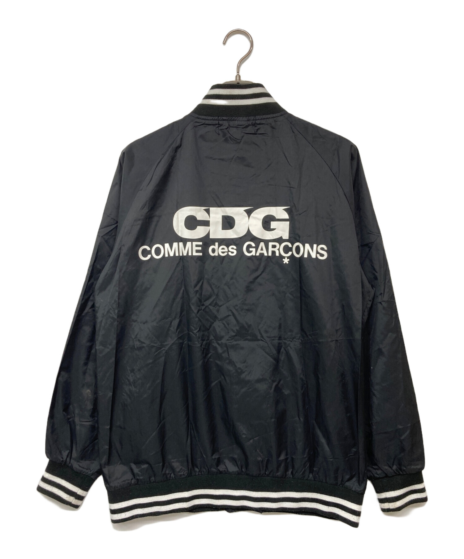 中古・古着通販】CDG (シーディージー) Varsity Jacket ブラック