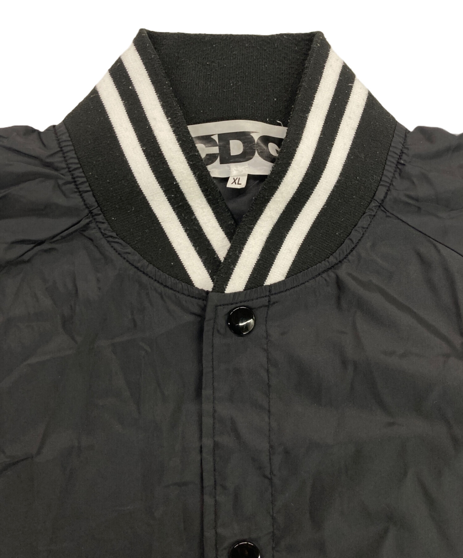 中古・古着通販】CDG (シーディージー) Varsity Jacket ブラック