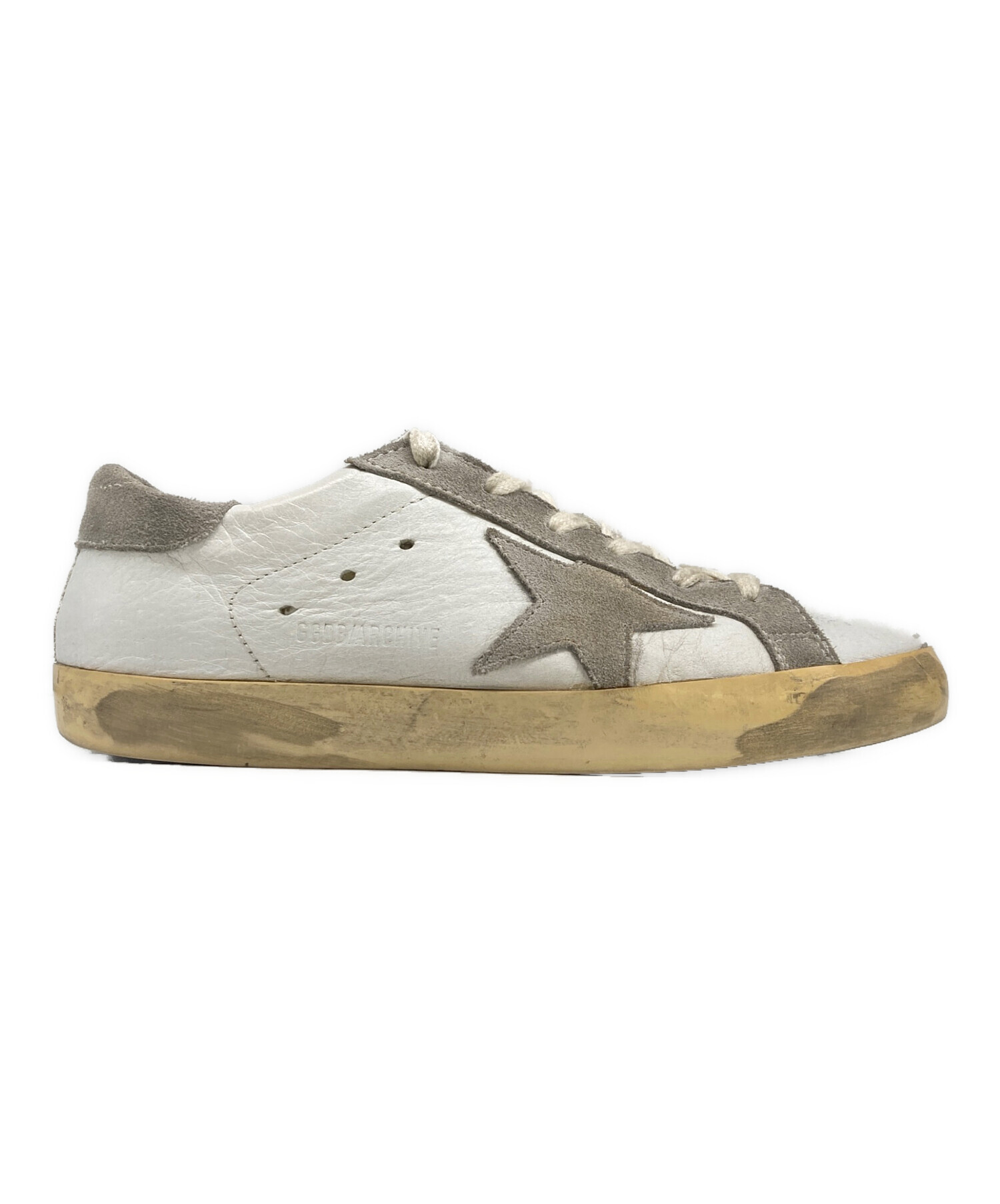 Golden  ホワイト スニーカー サイズ38 ゴールデングース 中古・古着通販】GOLDEN GOOSE (ゴールデングース) ローカット