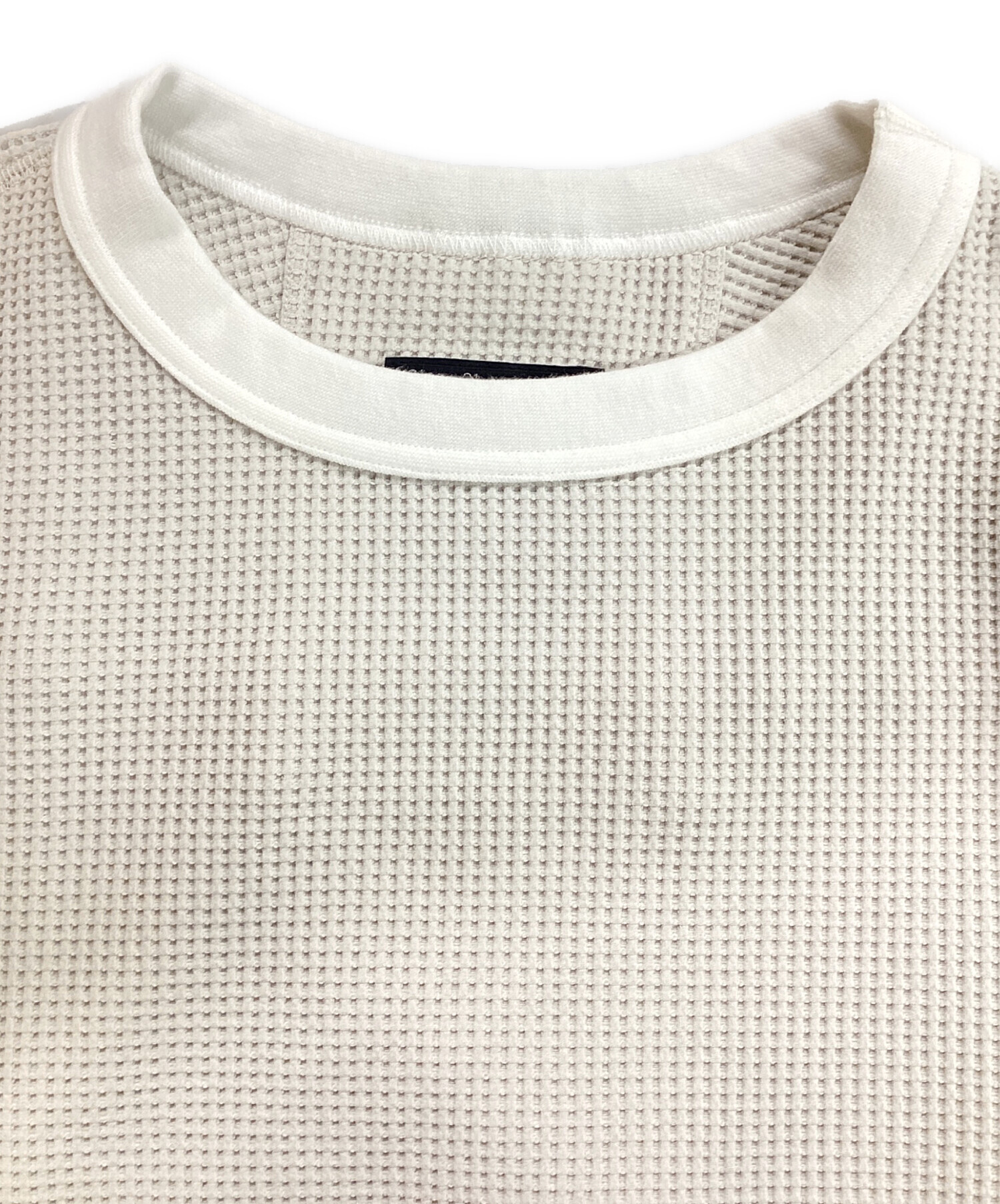 中古・古着通販】meanswhile (ミーンズワイル) SOLOTEX Waffle L/S Tee 