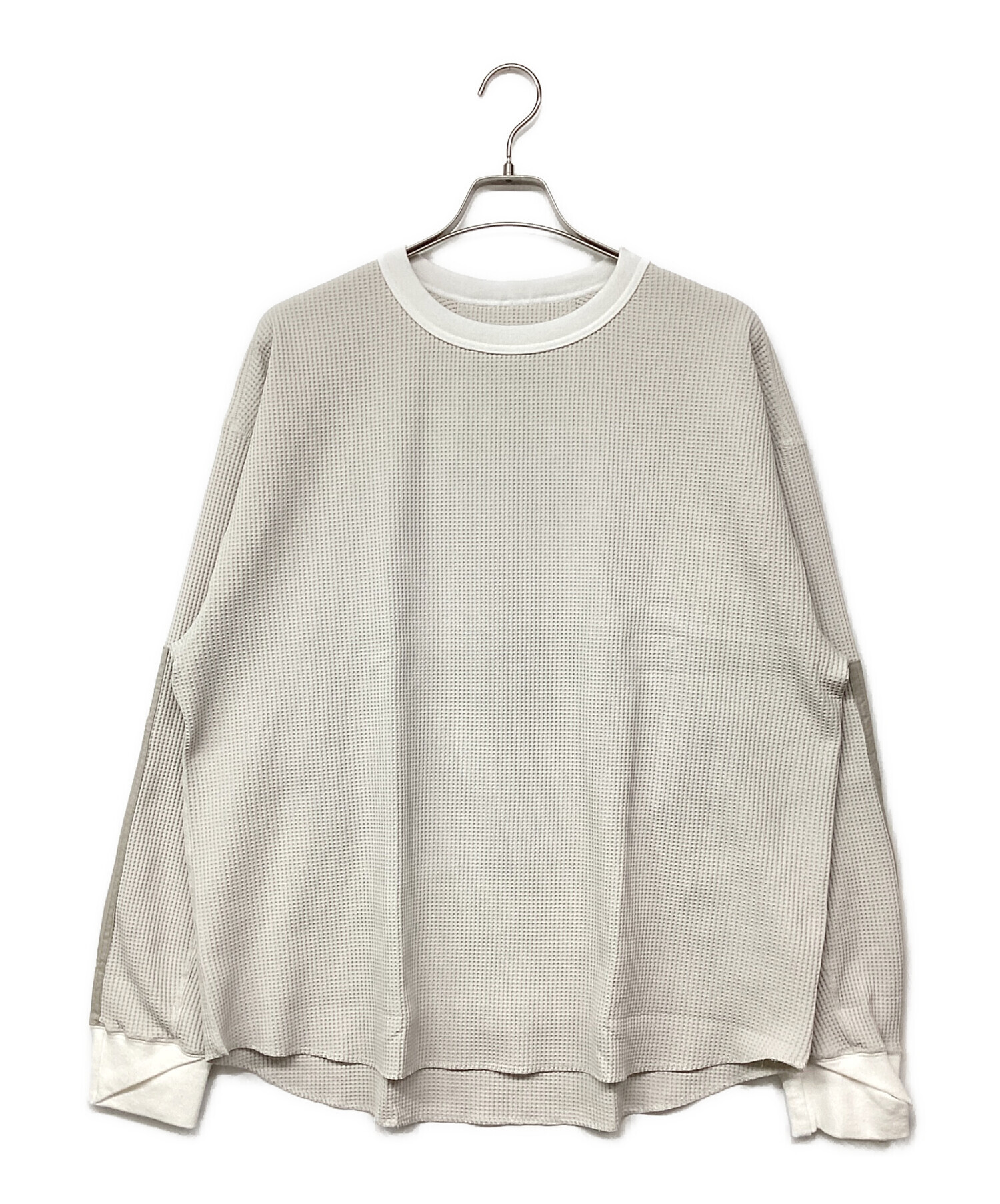 中古・古着通販】meanswhile (ミーンズワイル) SOLOTEX Waffle L/S Tee 