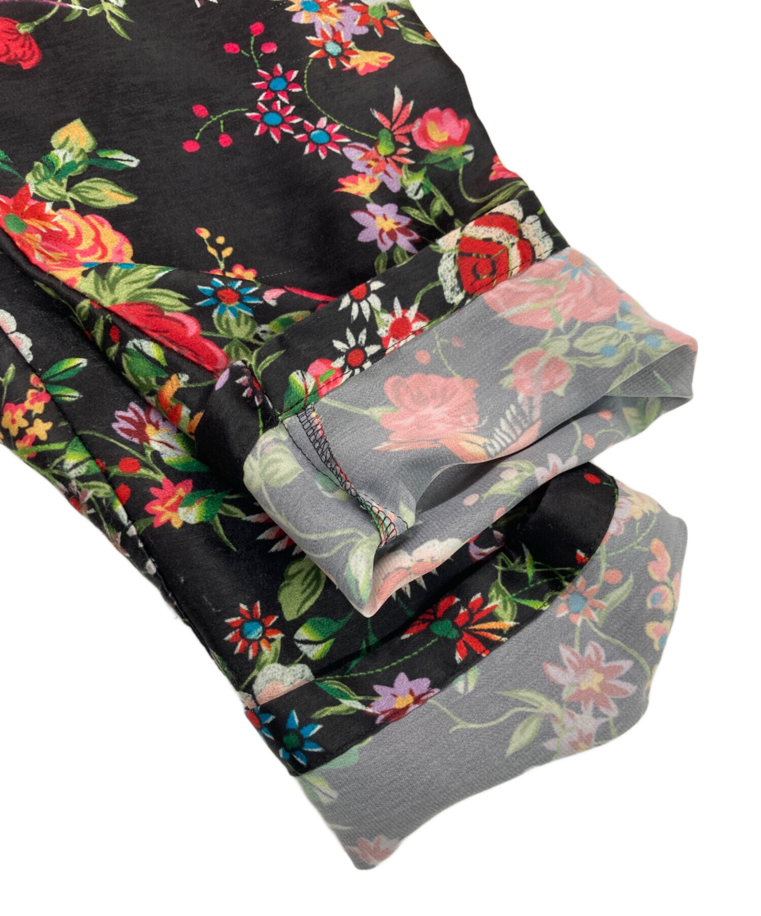 comme des garcons コムコム　花柄　捻れシャツドレス 中古・古着通販】COMME des GARCONS COMME des GARCONS