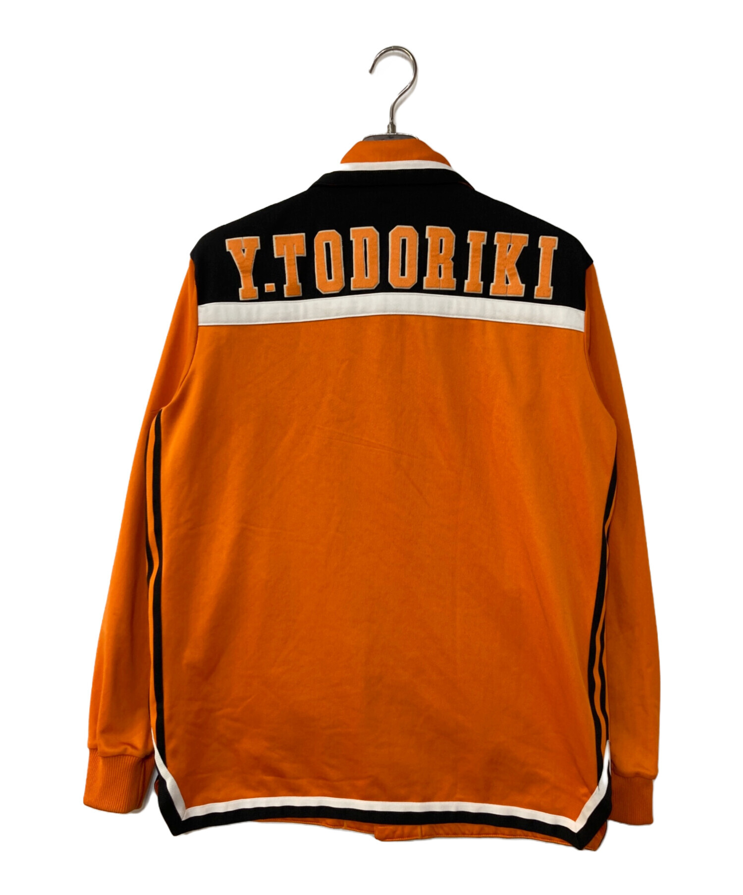 adidas トラックジャケット オレンジ 中古・古着通販】adidas (アディダス) トラックジャケット オレンジ
