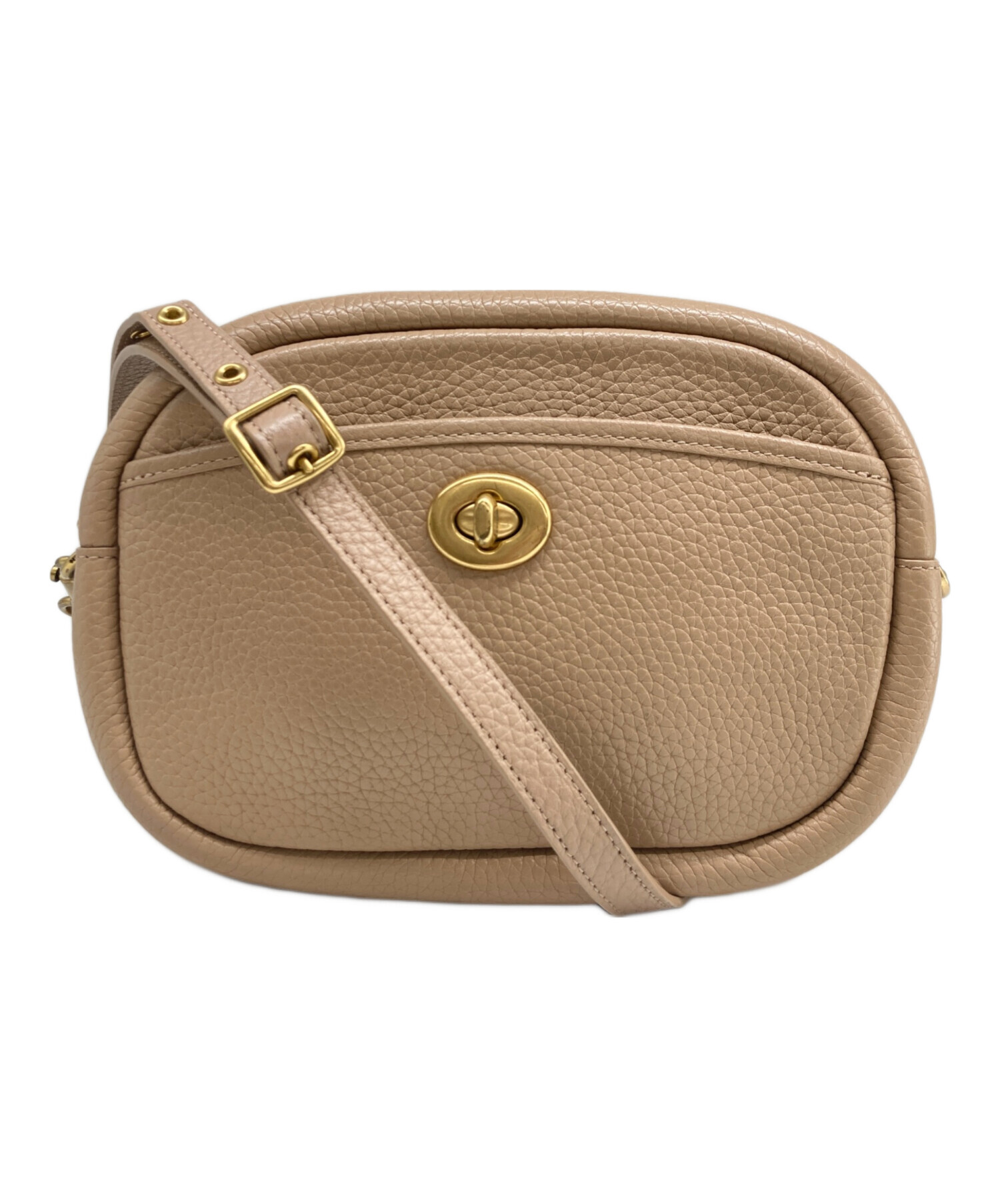 中古・古着通販】COACH (コーチ) カメラバッグ ベージュ｜ブランド 