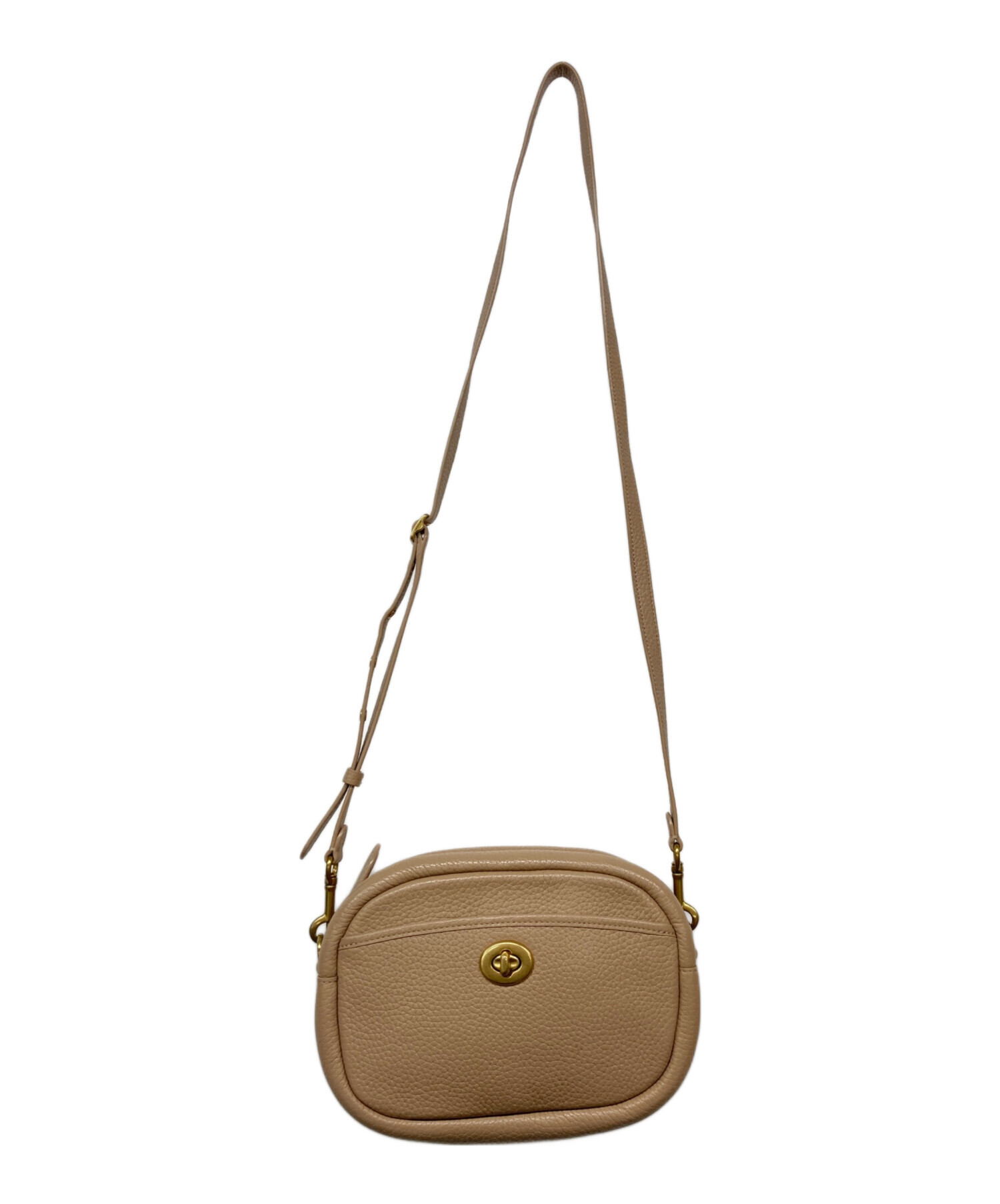 中古・古着通販】COACH (コーチ) カメラバッグ ベージュ｜ブランド 