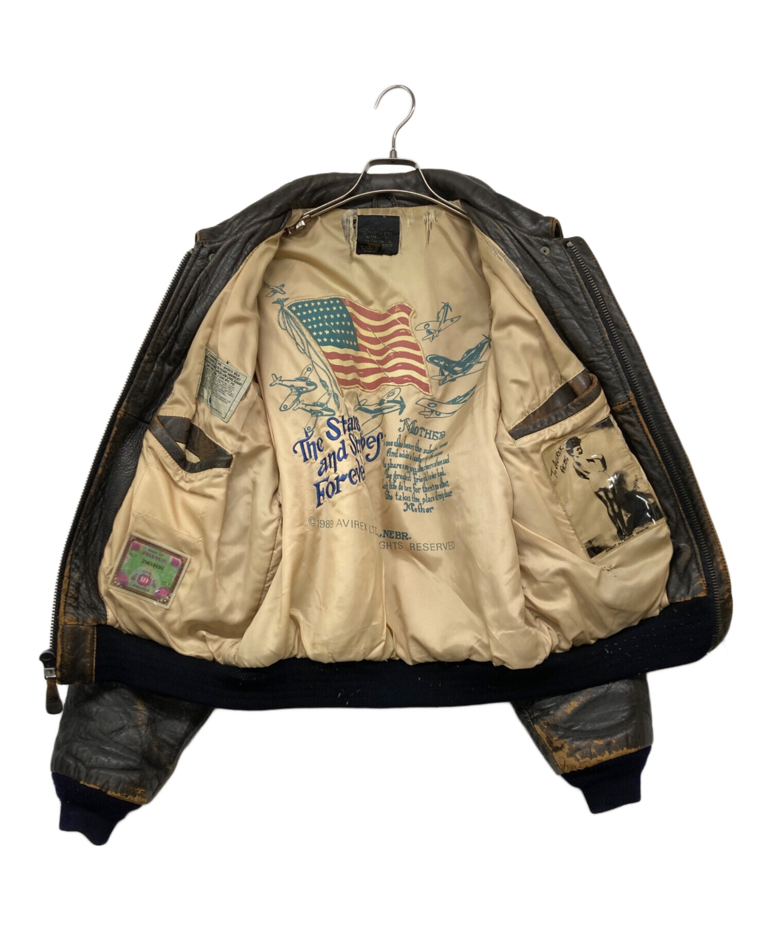 中古・古着通販】AVIREX (アヴィレックス) A2レザージャケット