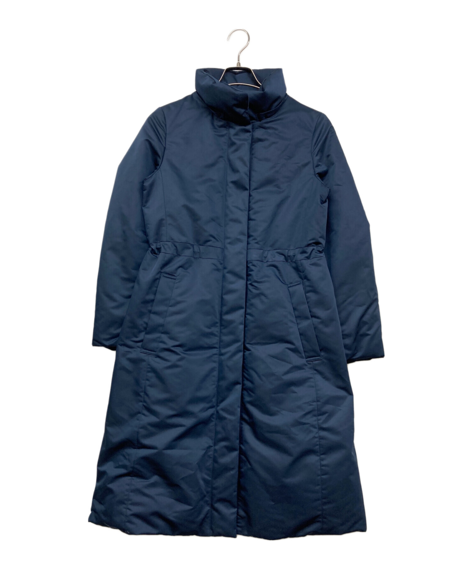 美品　ICB　アイシービー　シームレスダウンコート　Lサイズ　ネイビー 中古・古着通販】icB (アイシービー) シームレススタンドカラーダウン