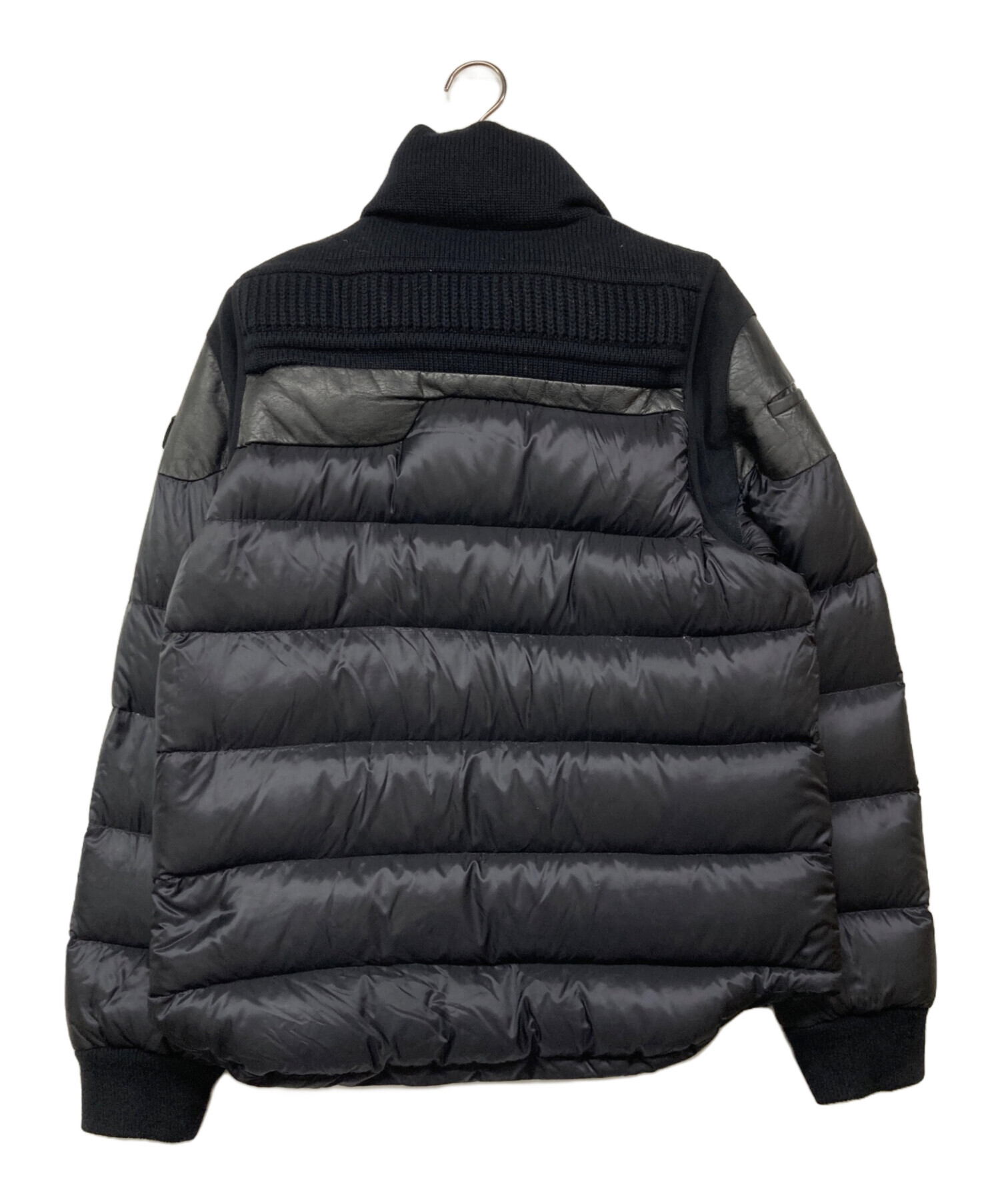 中古・古着通販】UNDERCOVER (アンダーカバー) ニットレザー切替ダウン