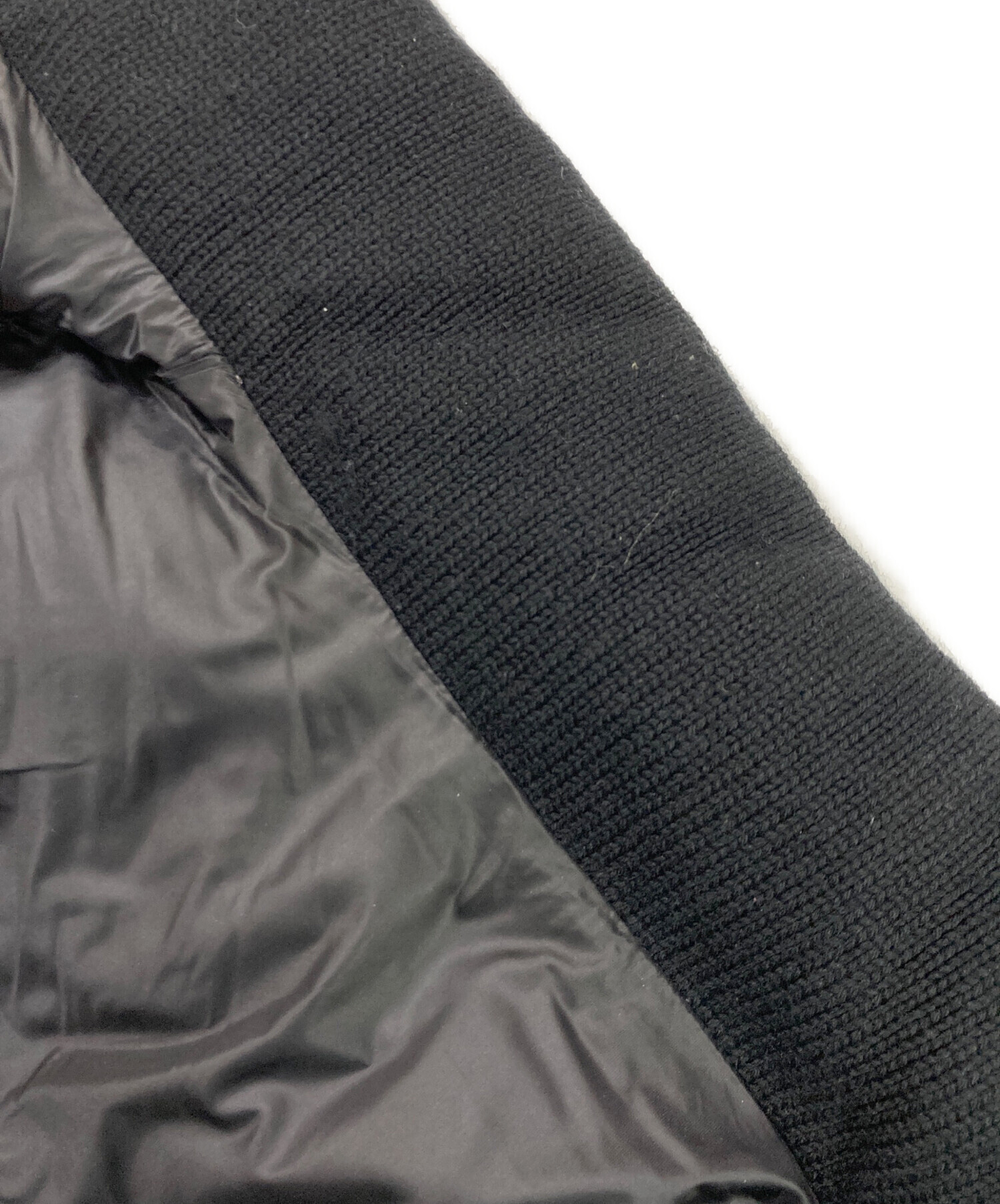 中古・古着通販】UNDERCOVER (アンダーカバー) ニットレザー切替ダウン