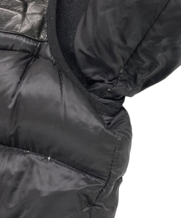 中古・古着通販】UNDERCOVER (アンダーカバー) ニットレザー切替ダウン