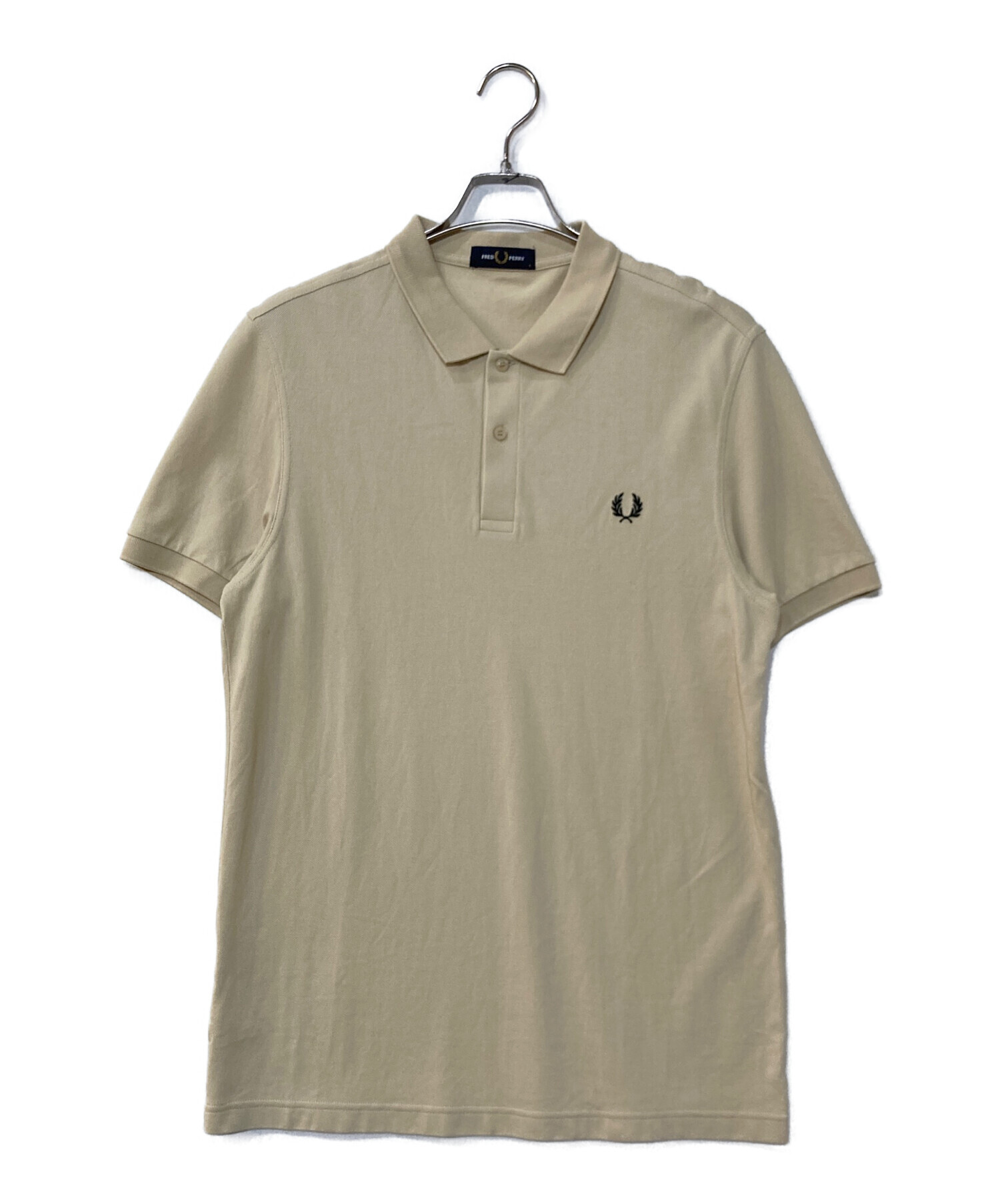 FRED PERRY ベージュ Vネック ポロシャツ L 中古・古着通販】FRED PERRY (フレッドペリー) The Fred Perry Shirt