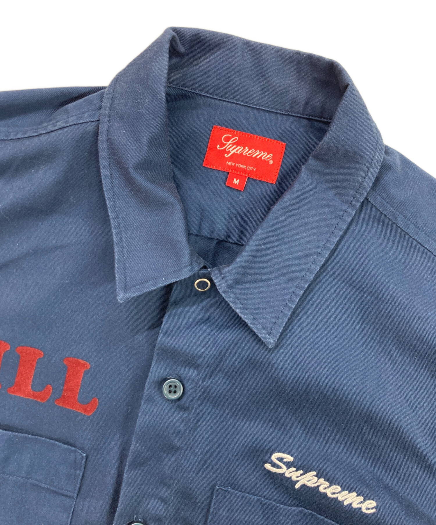 中古・古着通販】SUPREME (シュプリーム) kill work shirt ネイビー