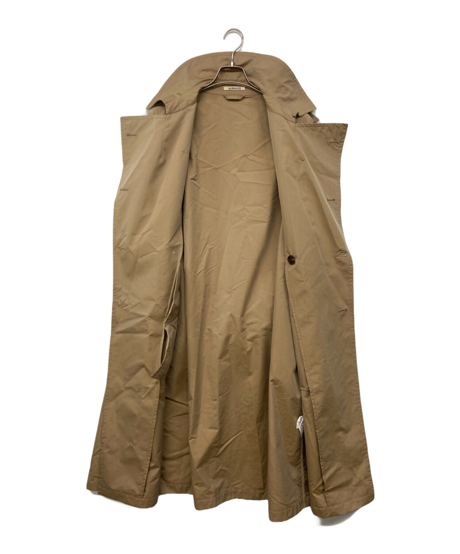 中古・古着通販】AURALEE (オーラリー) FINX POLYESTER BIG TRENCH