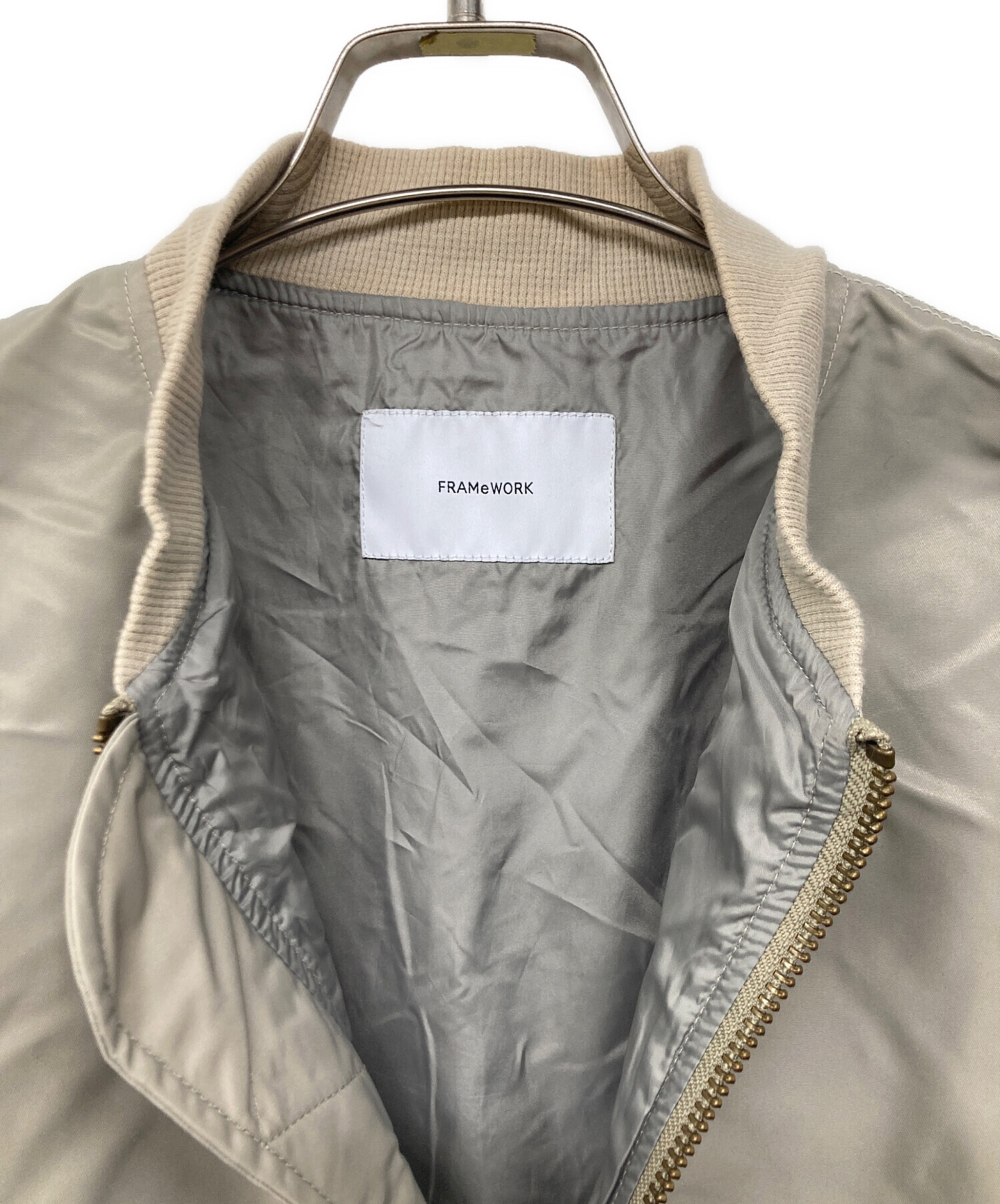 中古・古着通販】FRAMeWORK (フレームワーク) ナイロンツイルMA-1