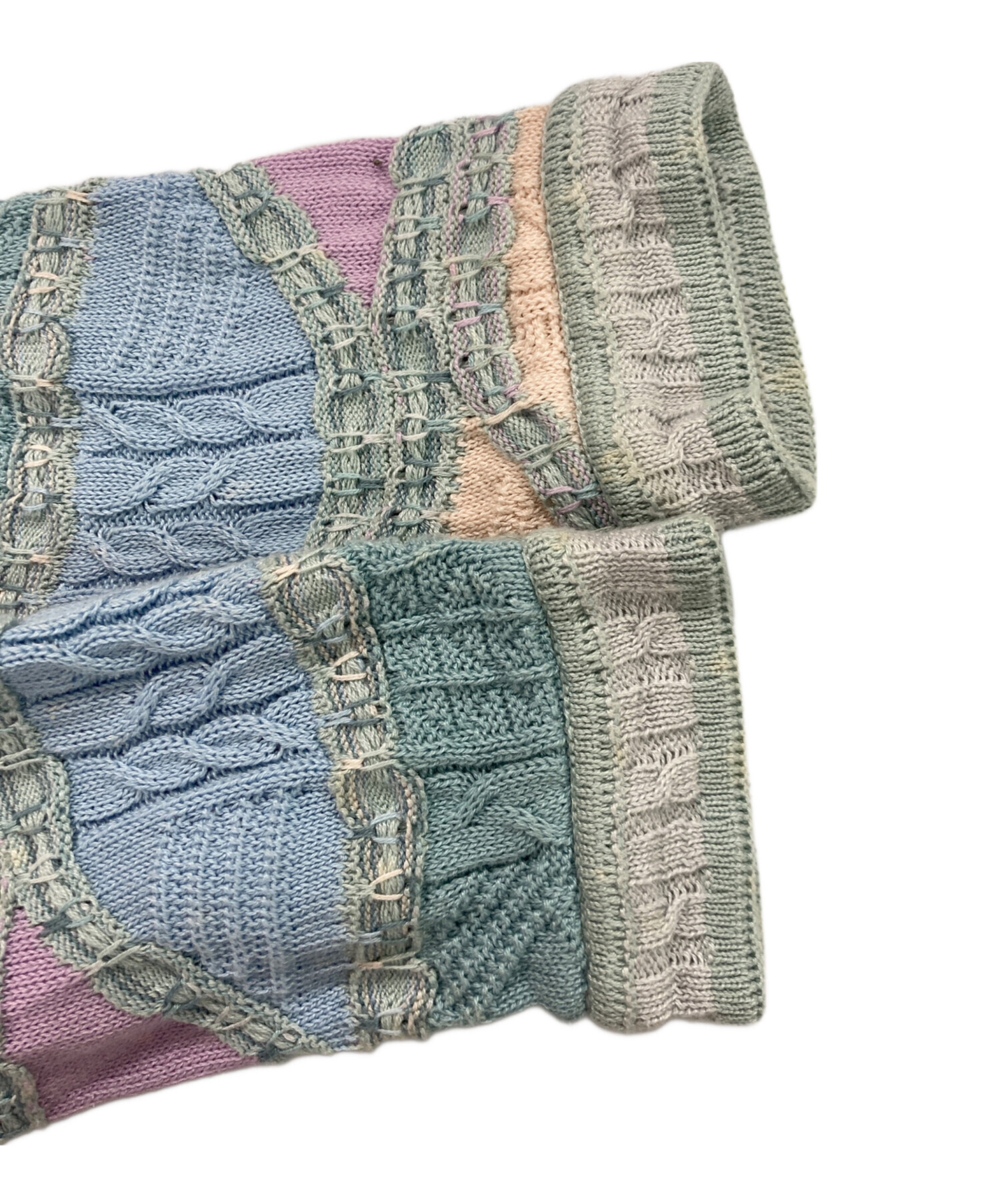 希少COOGI BLUES 3Dニットカーディガン 中古・古着通販】Coogi (クージー) 3Dニットカーディガン パープル