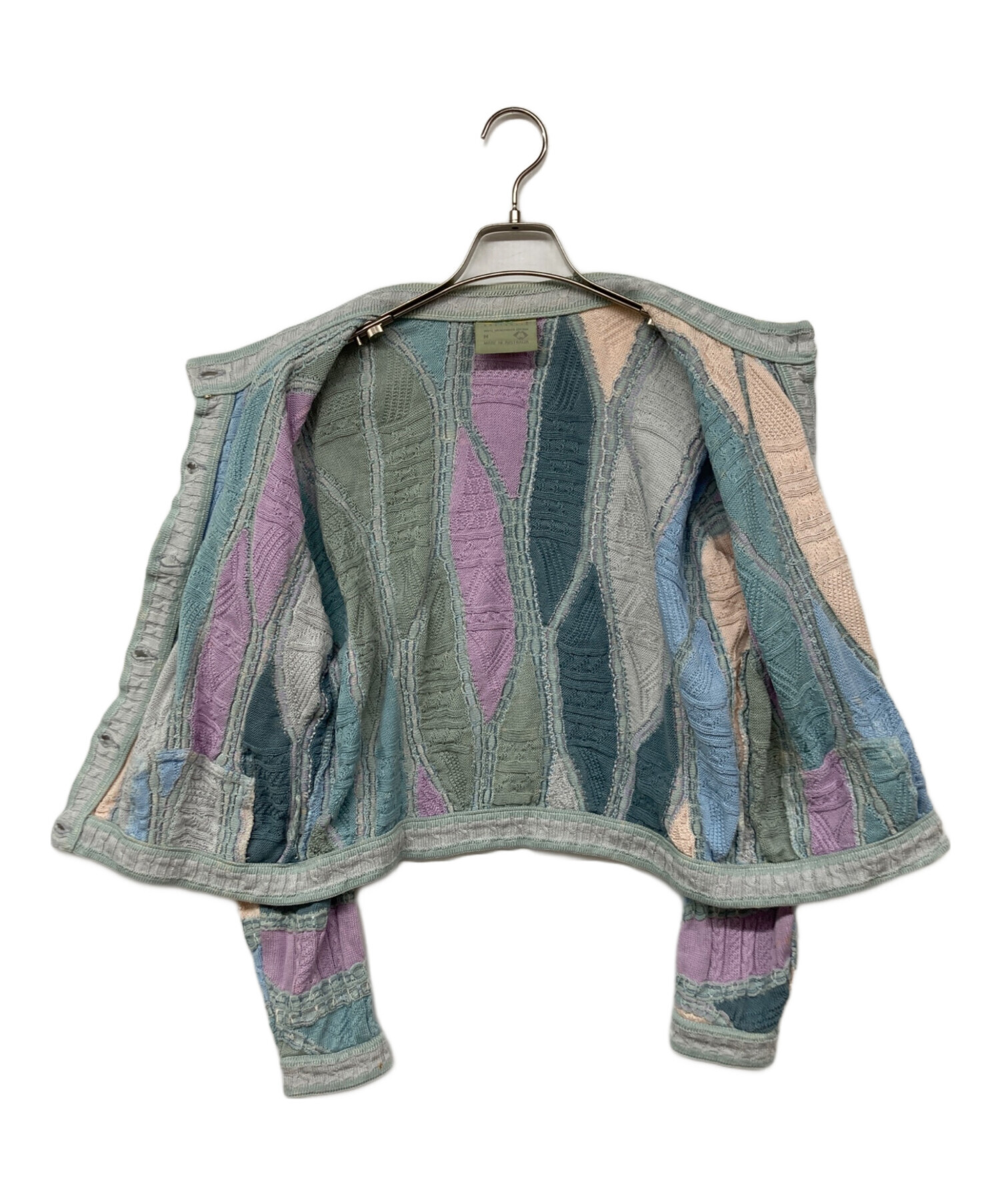 中古・古着通販】Coogi (クージー) 3Dニットカーディガン スカイブルー