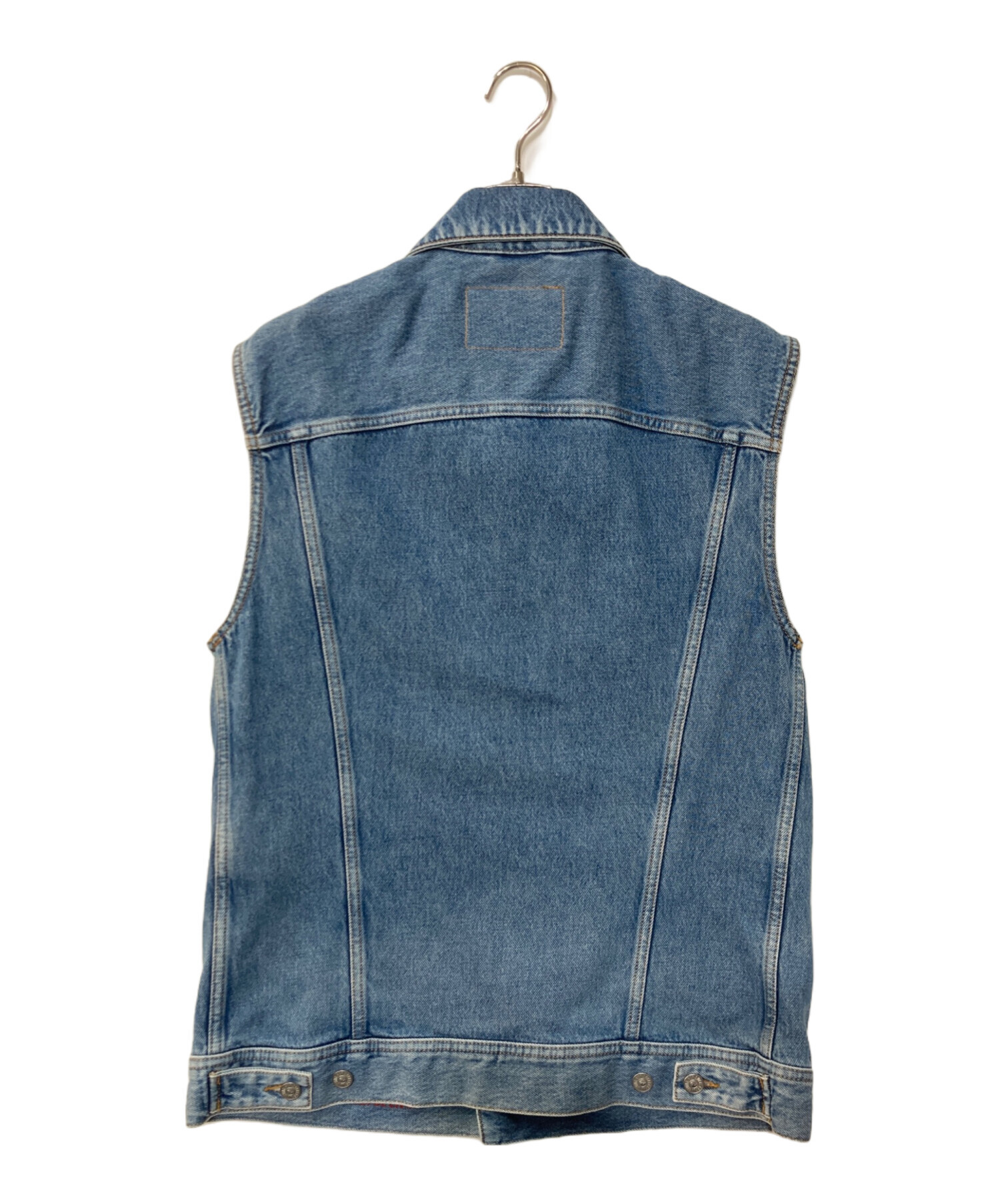 中古・古着通販】DIESEL (ディーゼル) D-Barcy-Sm デニムベスト ブルー