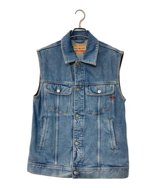 中古・古着通販】DIESEL (ディーゼル) D-Barcy-Sm デニムベスト ブルー