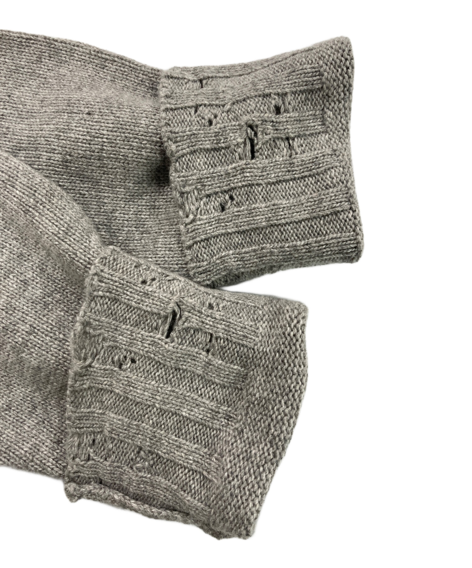 中古・古着通販】MARNI (マルニ) 刺繍ロゴ ダメージ加工 クルーネック