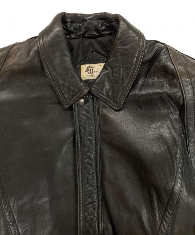 中古・古着通販】san mirage (サンミラージュ) ラムレザーボンバー