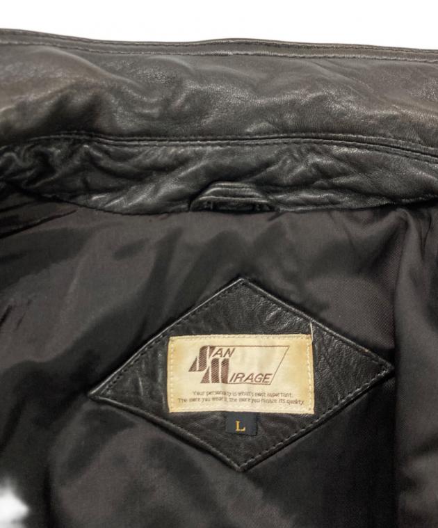 中古・古着通販】san mirage (サンミラージュ) ラムレザーボンバー