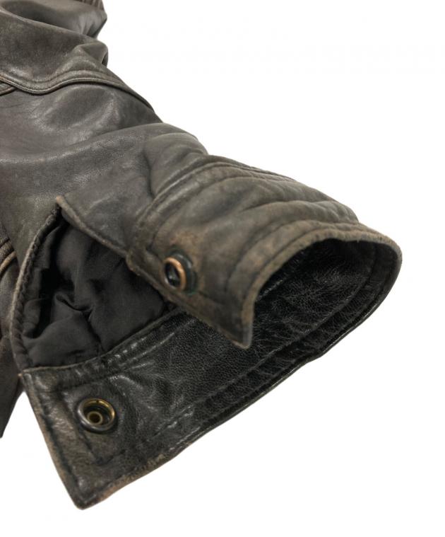 中古・古着通販】san mirage (サンミラージュ) ラムレザーボンバー