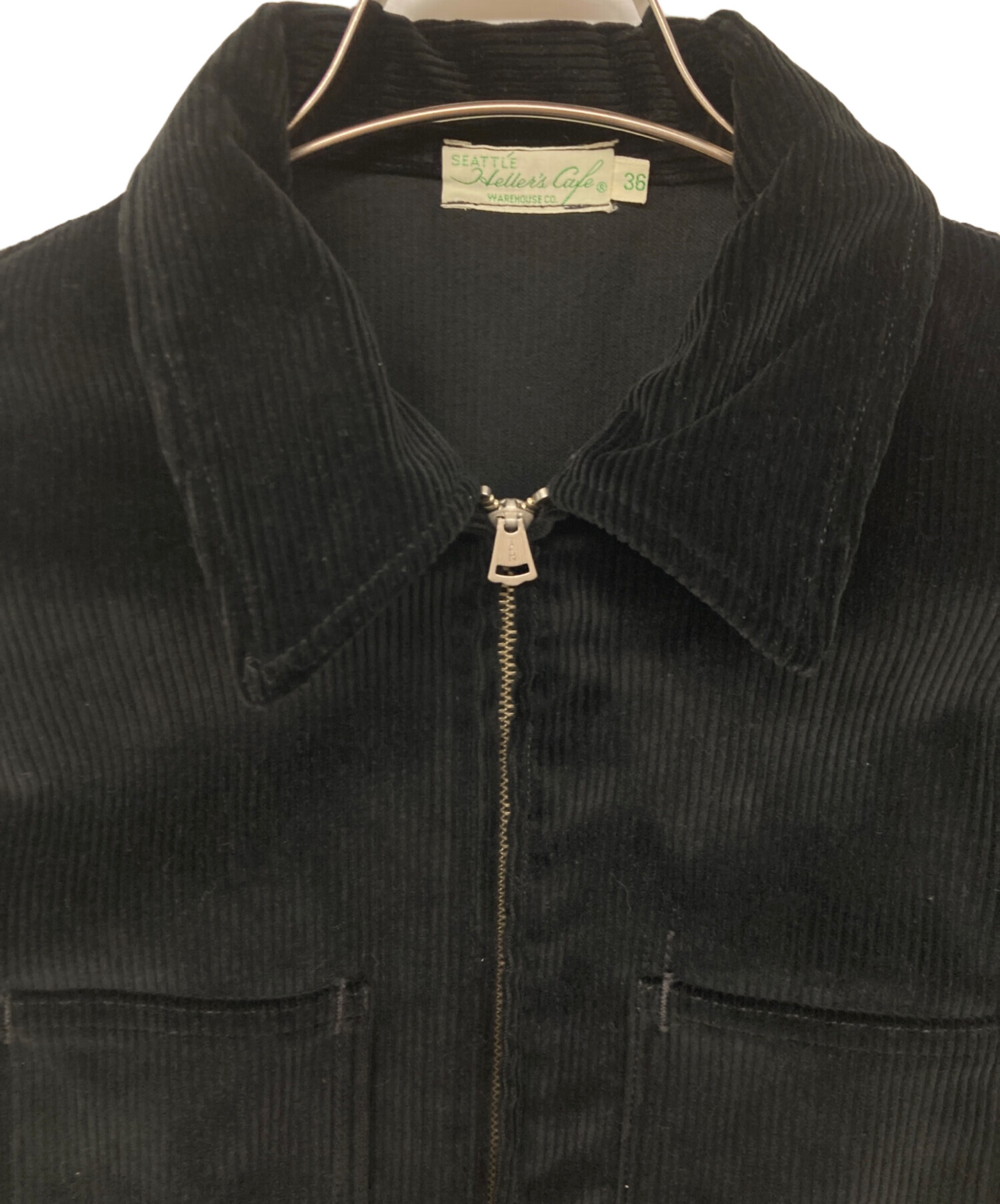 中古・古着通販】Heller's cafe (ヘラーズカフェ) Black Corduroy