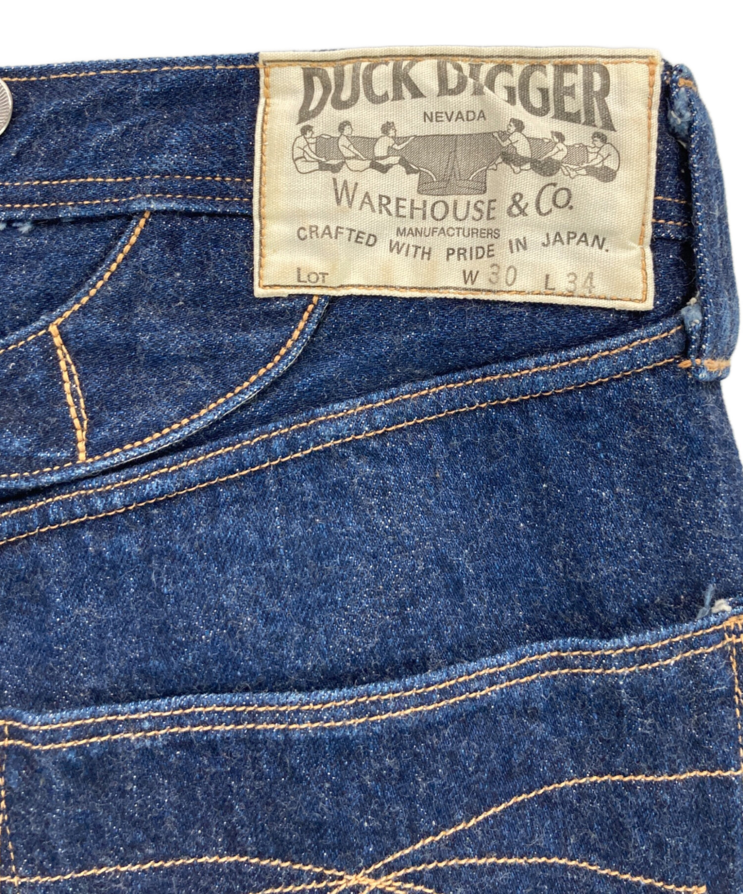 中古・古着通販】WAREHOUSE (ウエアハウス) DUCK DIGGERシンチバック