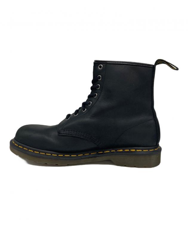 新品未使用品　Dr.Martens 8ホールブーツ　オールブラック　UK9 中古・古着通販】Dr.Martens (ドクターマーチン) 8ホールブーツ