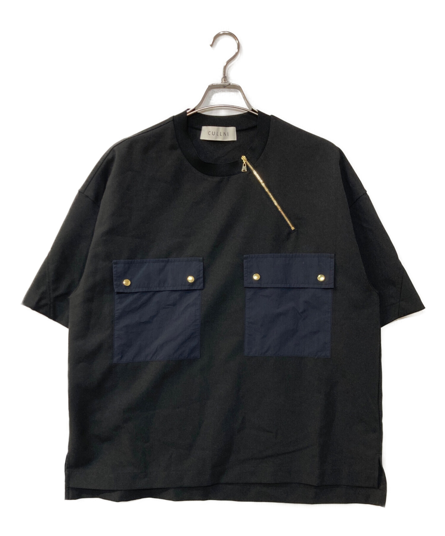 中古・古着通販】CULLNI (クルニ) Chambray Twill Military Pocket Tee 