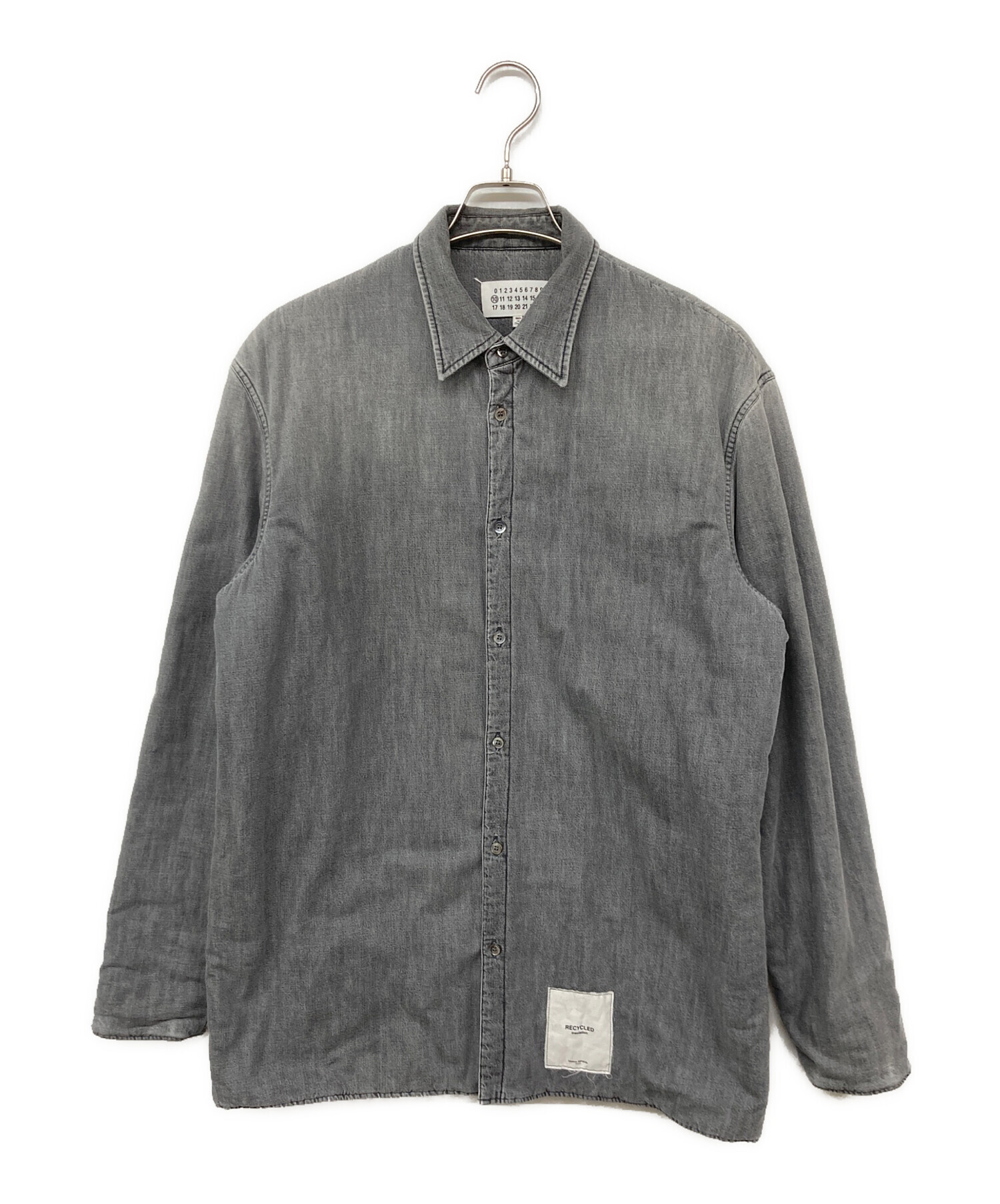 Maison Margiela ⑩ 20AW インサイドアウト レギュラーシャツ 中古・古着通販】Maison Margiela (メゾンマルジェラ) 20AW パテッド
