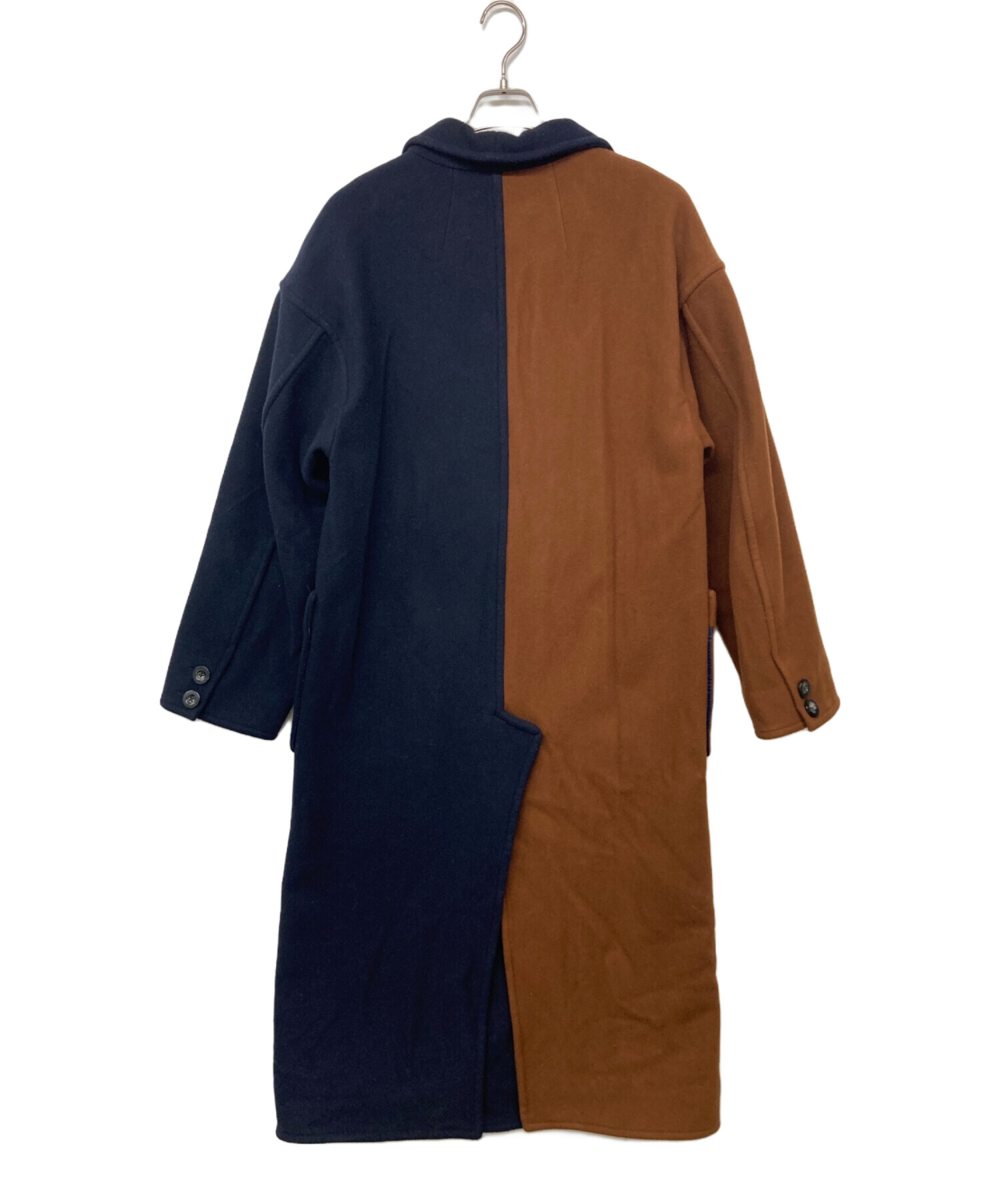 中古・古着通販】UN3D. (アンスリード) ASYMME COLLAR WOOL CT バイ