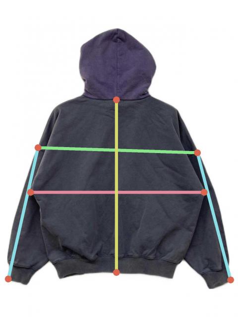 中古・古着通販】WOKE EDGE (ウォーク エッジ) After Added Hoodie