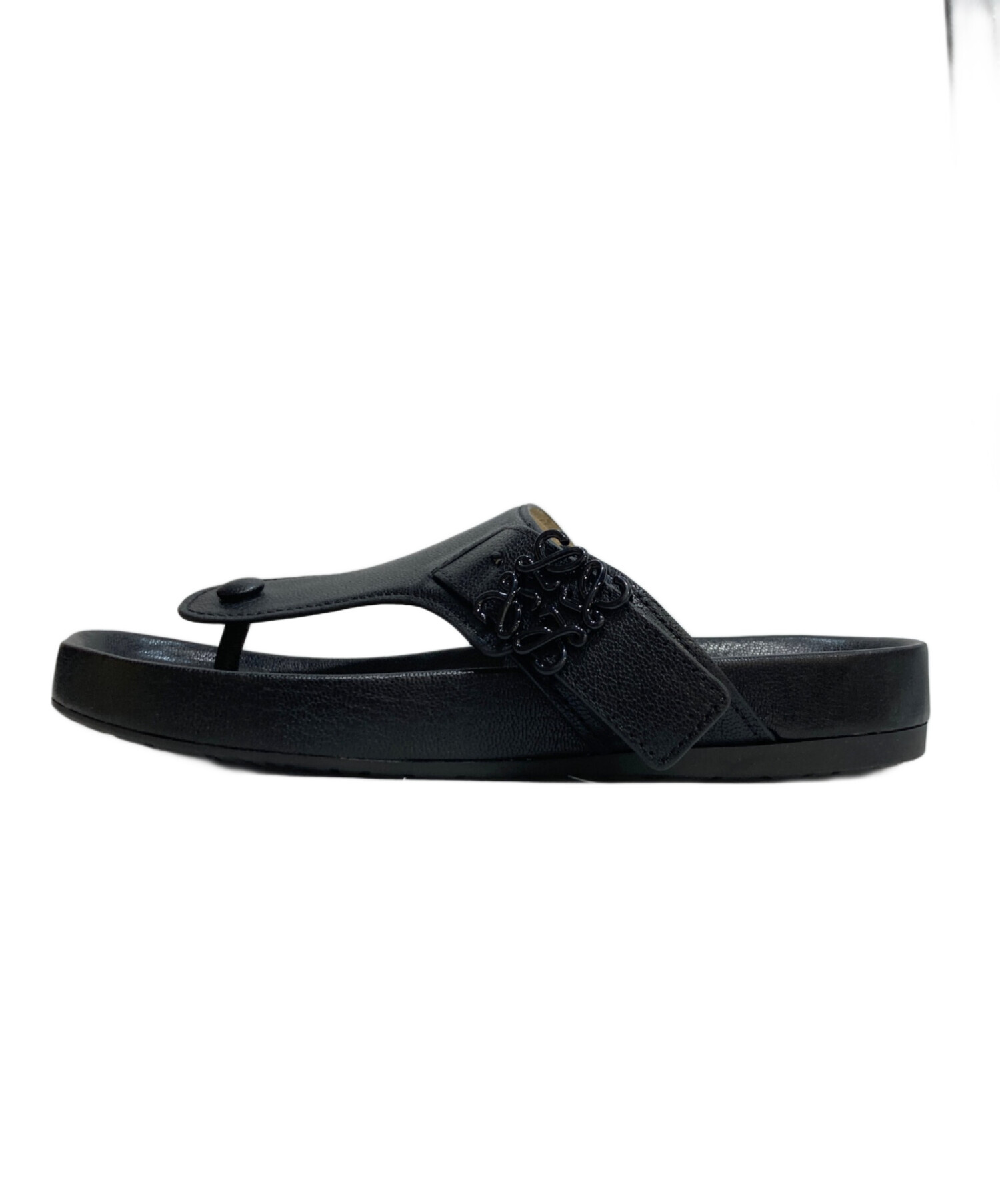 中古・古着通販】LOEWE (ロエベ) EASE SANDAL イーズサンダル ブラック 