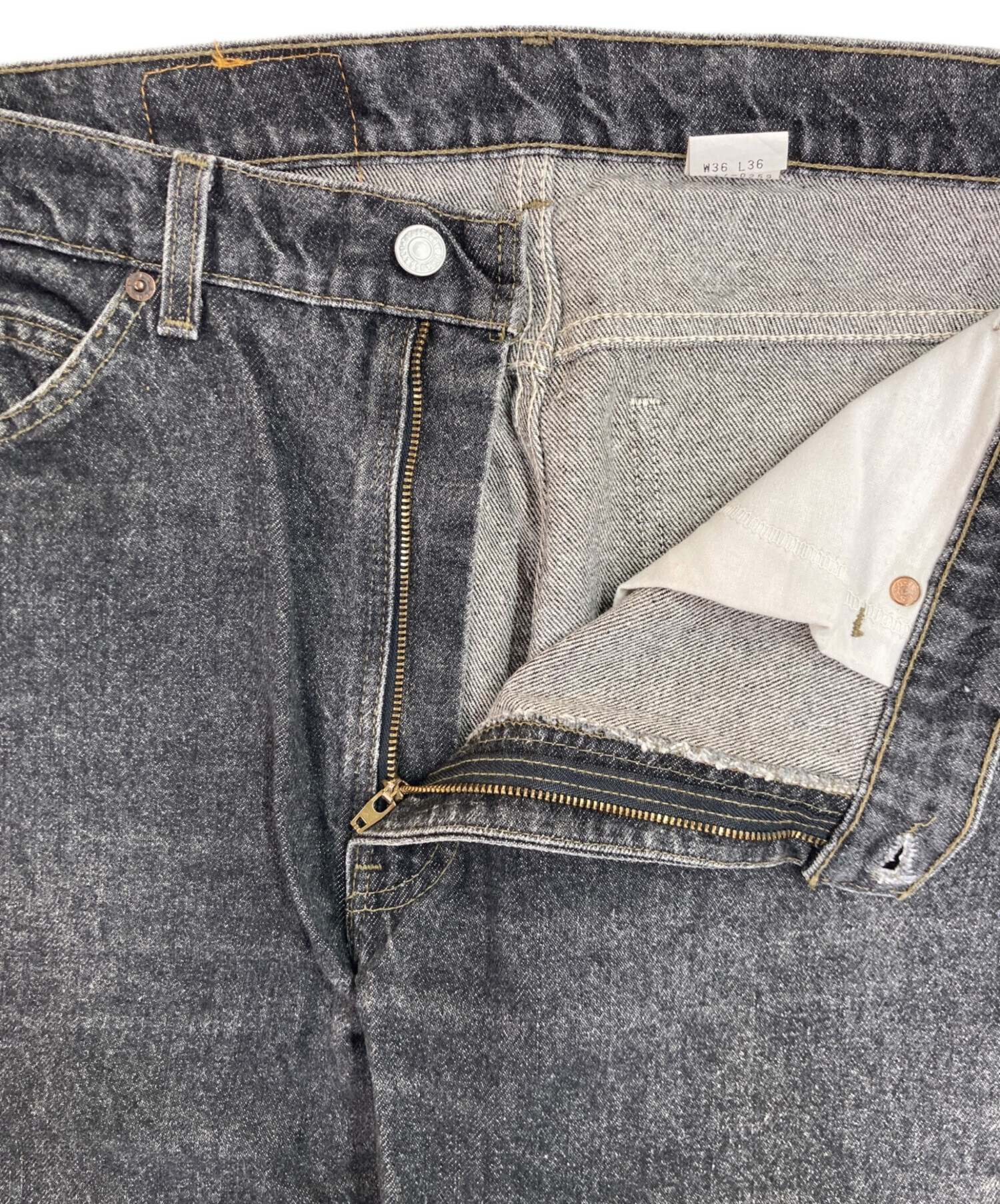 中古・古着通販】LEVI'S (リーバイス) 90`S先染ブラック517デニム